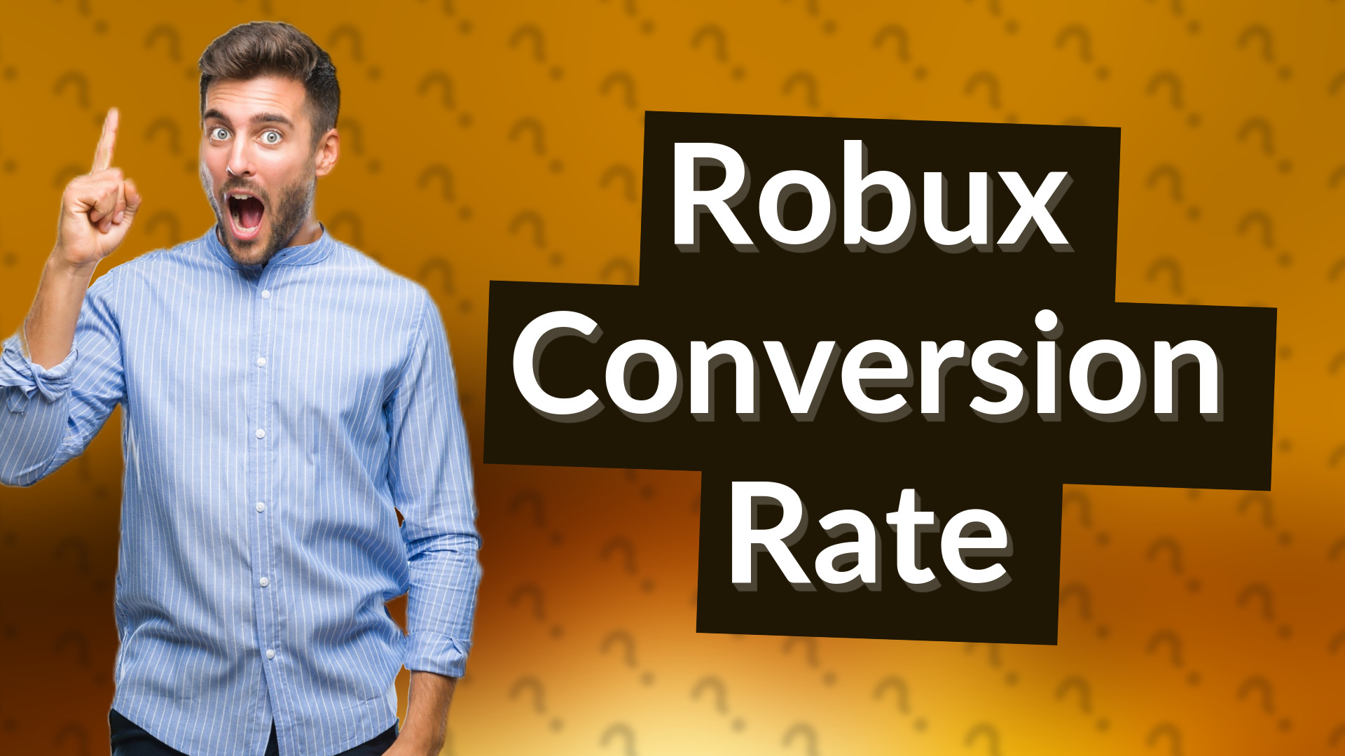Robux Conversion Rate