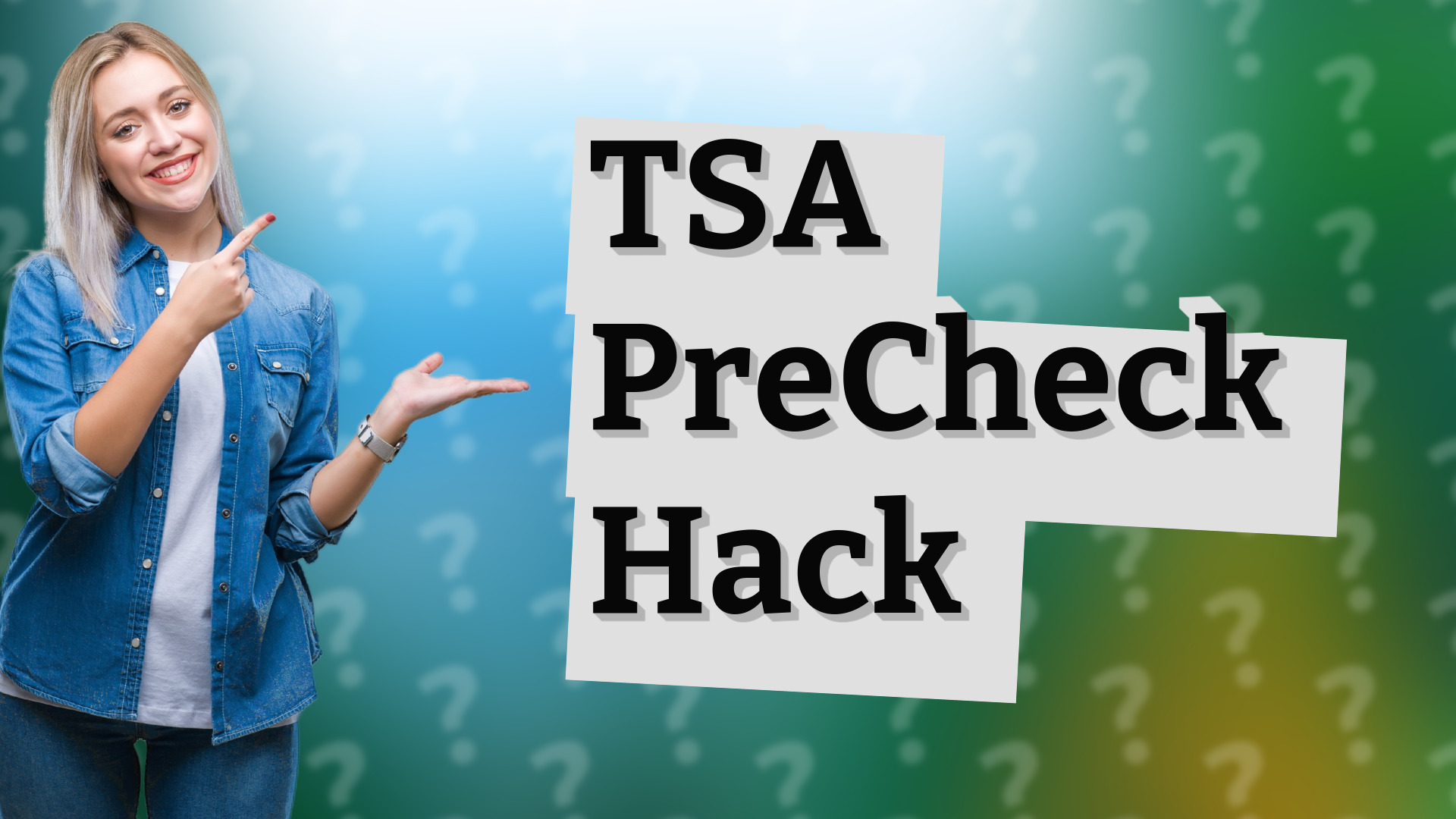 TSA PreCheck Hack