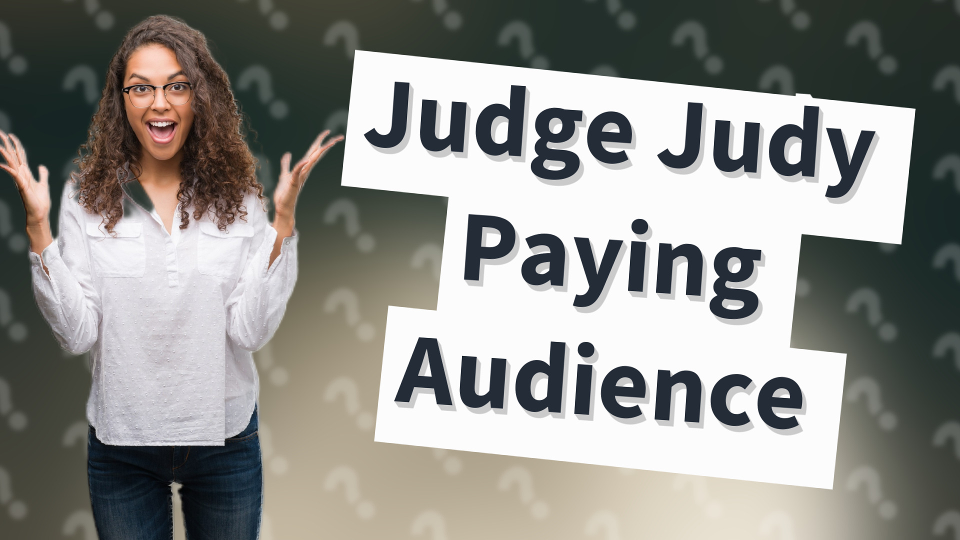 Judge Judy Paying Audience