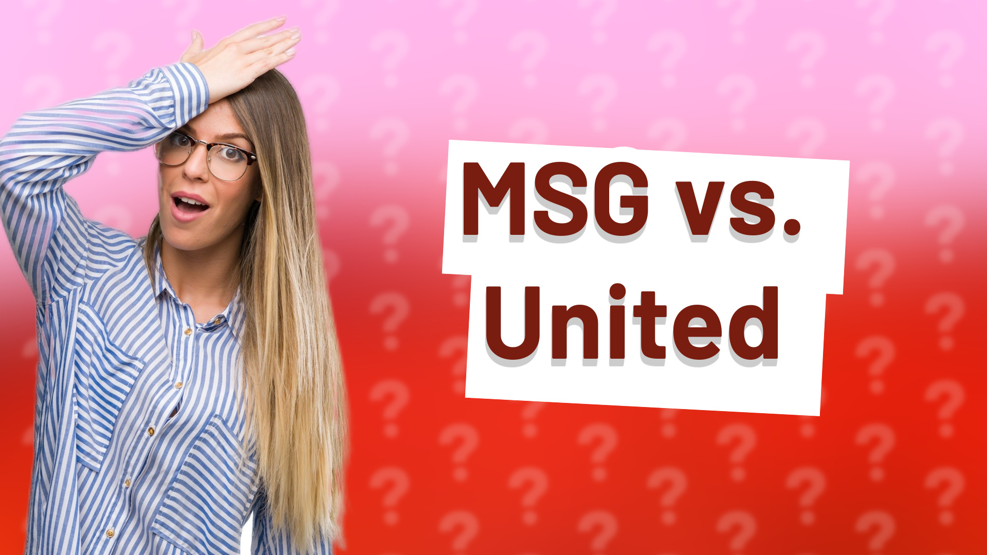 MSG vs. United