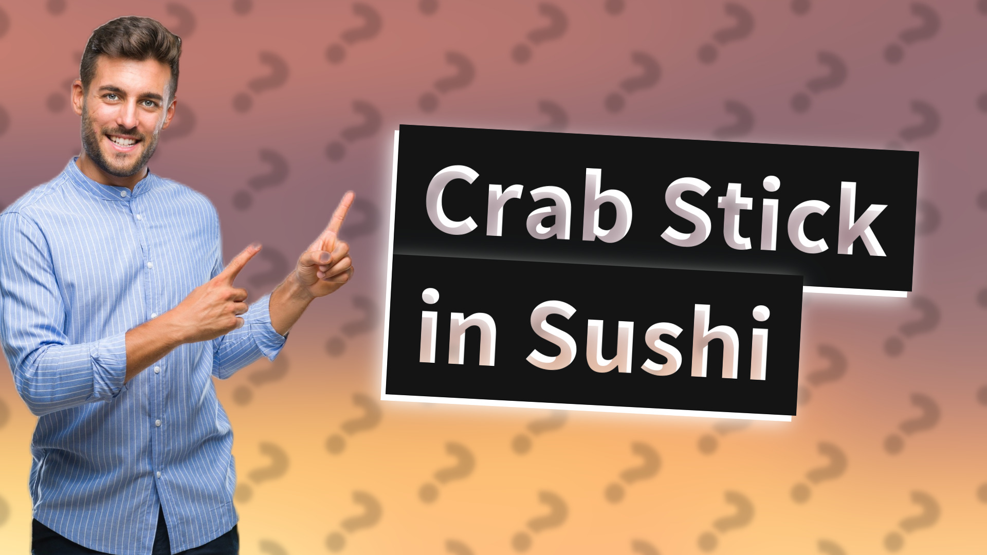 Crab Stick in Sushi