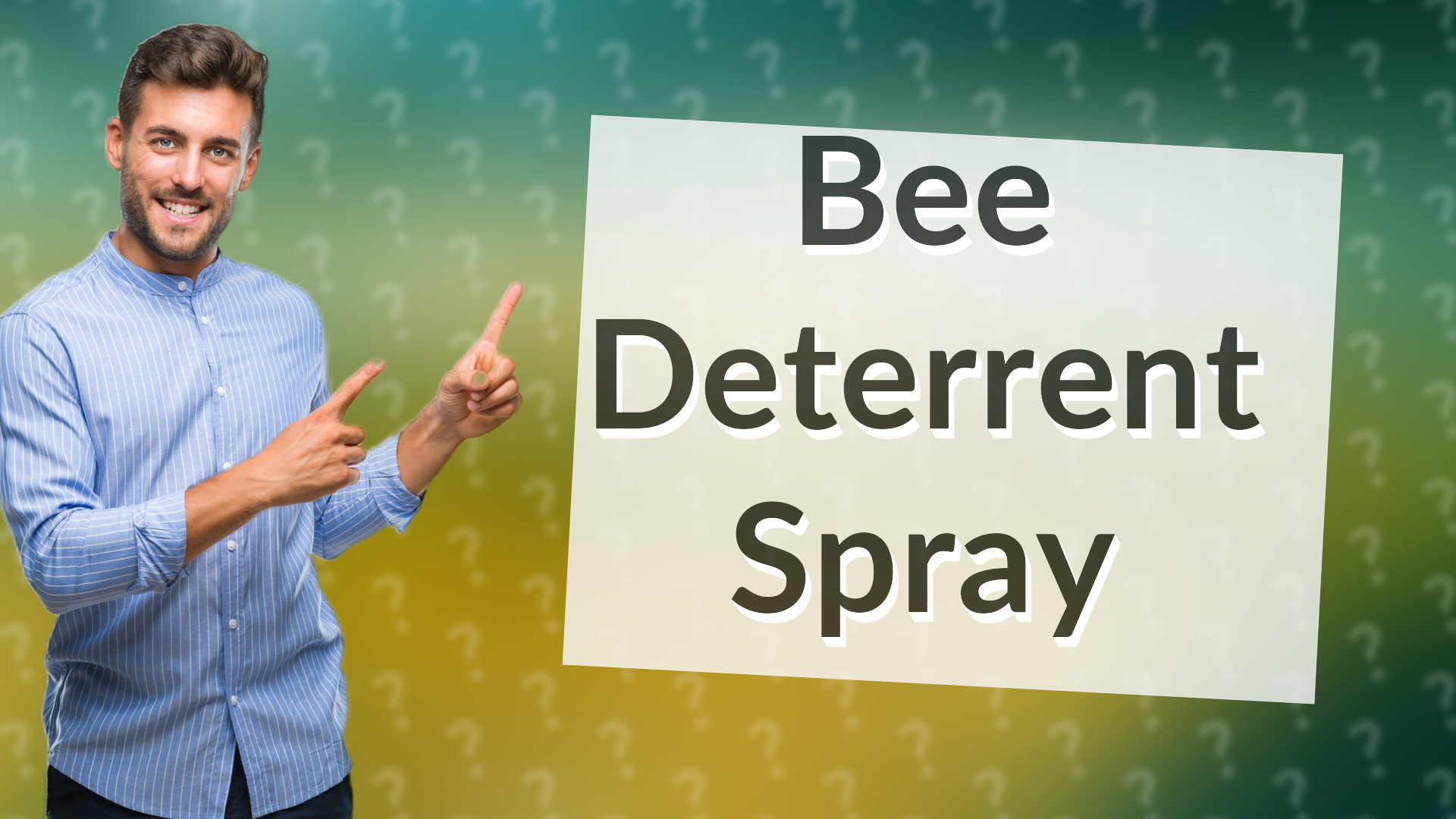 Bee Deterrent Spray