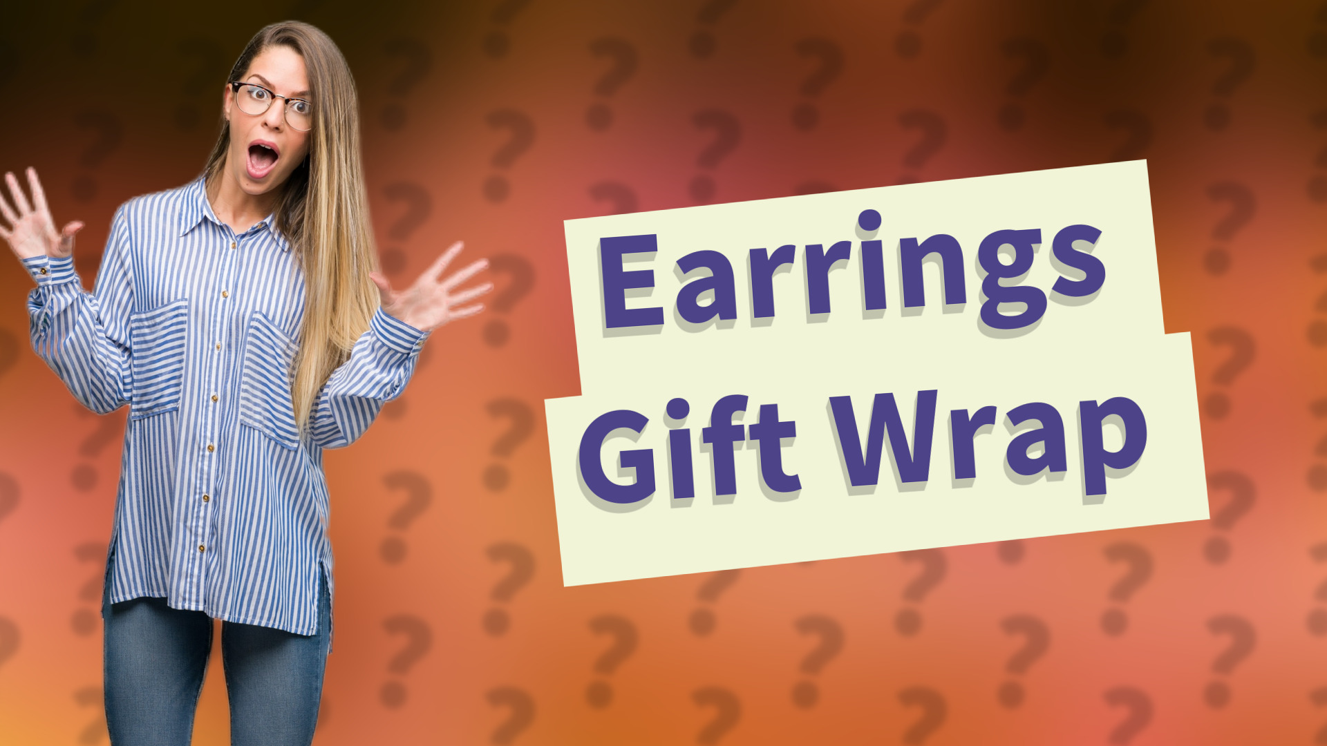 Earrings Gift Wrap