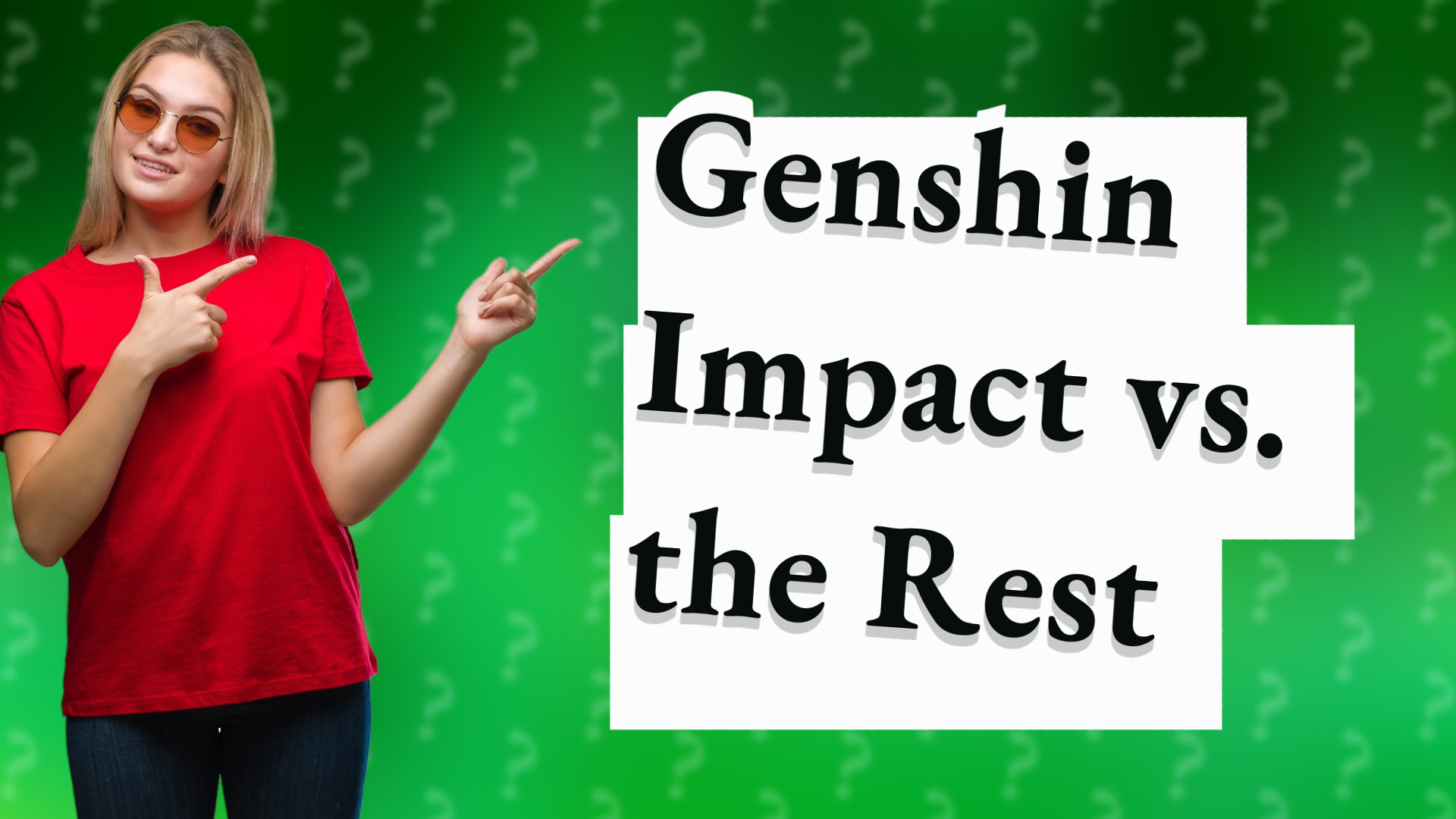 Genshin Impact vs. the Rest