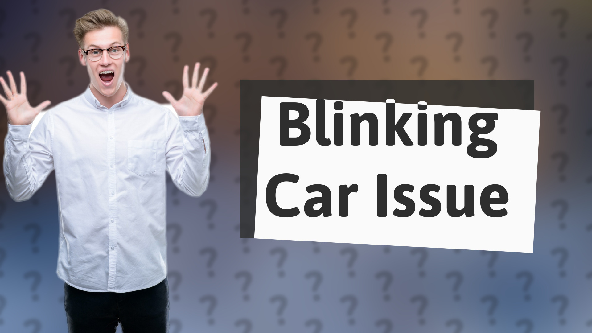 Blinking Car Issue