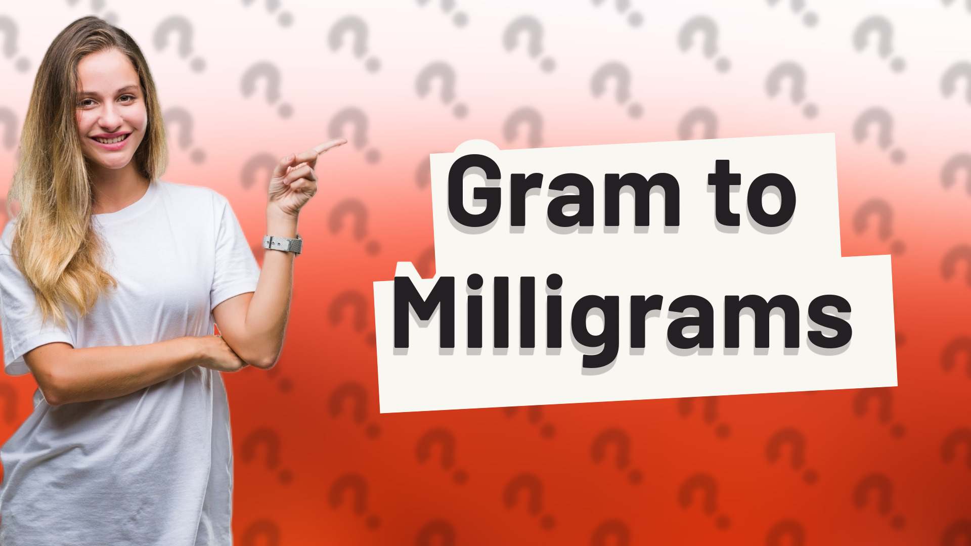 Gram to Milligrams