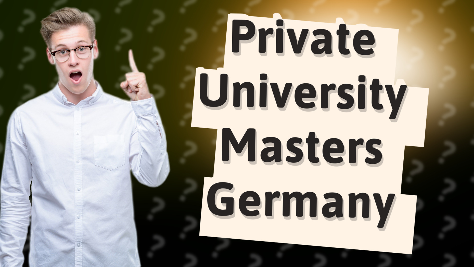 Private University Masters Germany