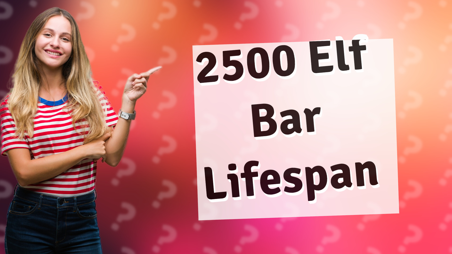 2500 Elf Bar Lifespan