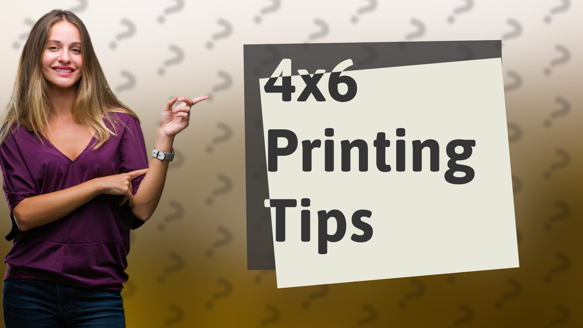 4x6 Printing Tips