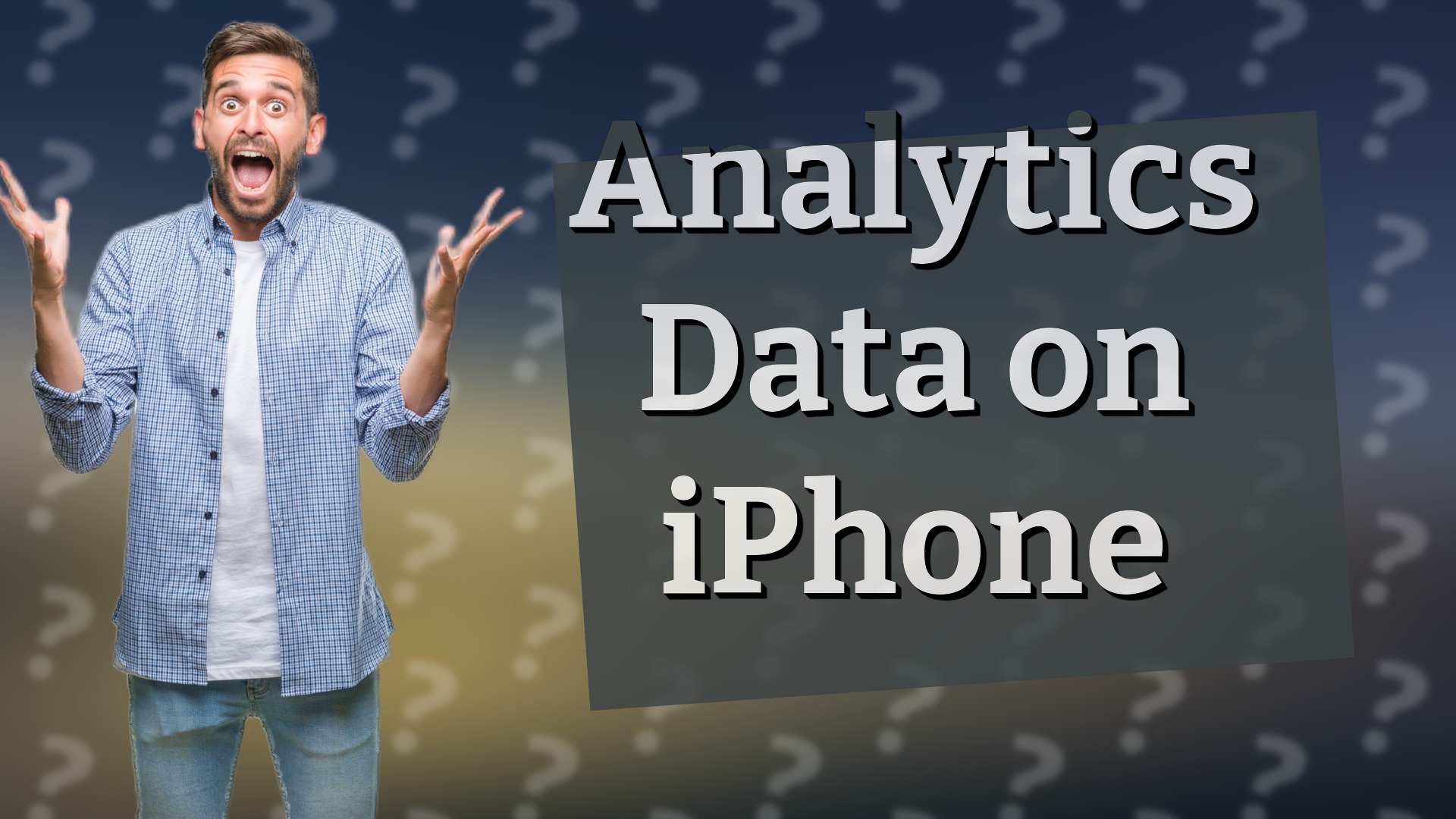 Analytics Data on iPhone