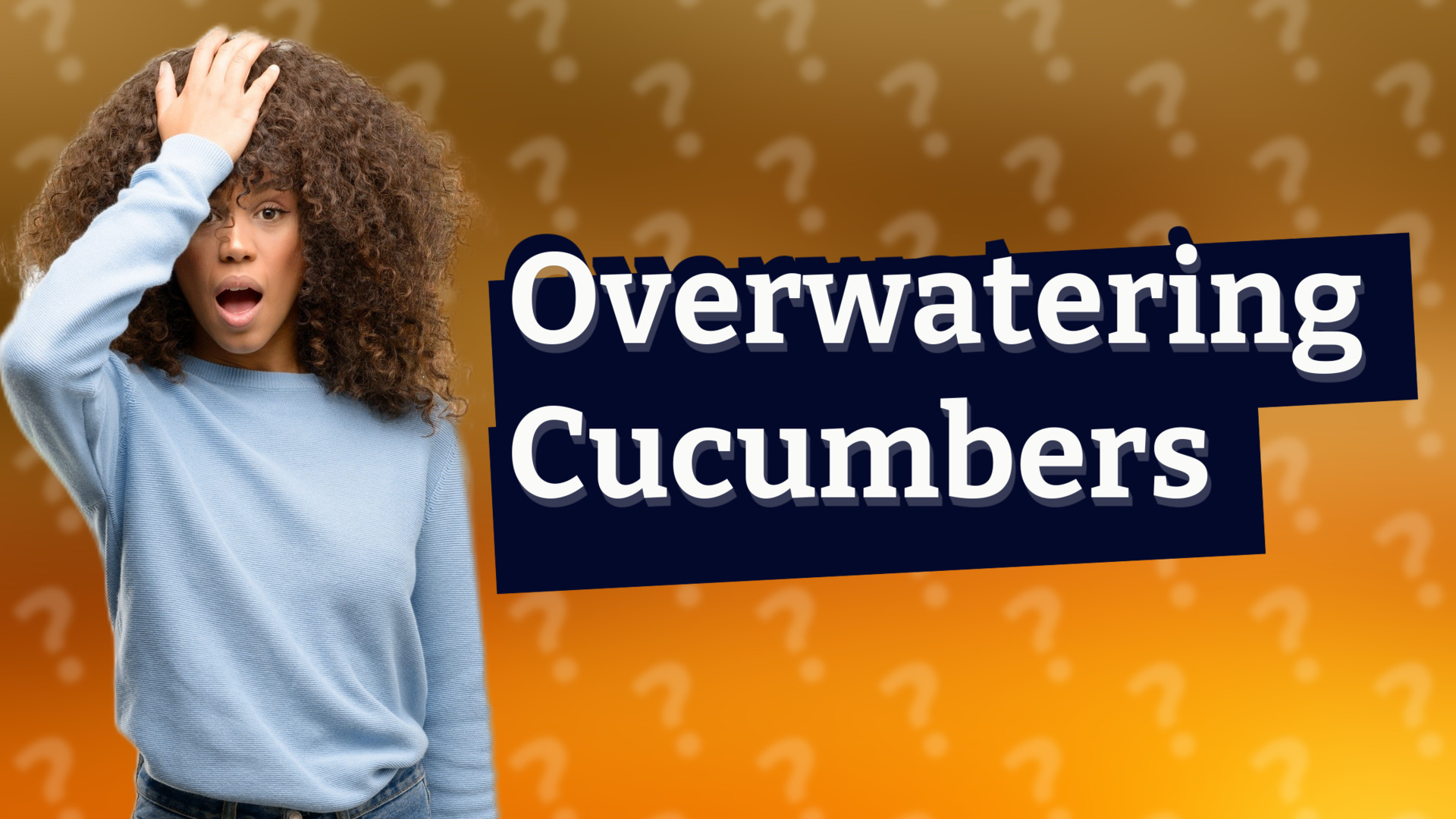 Overwatering Cucumbers