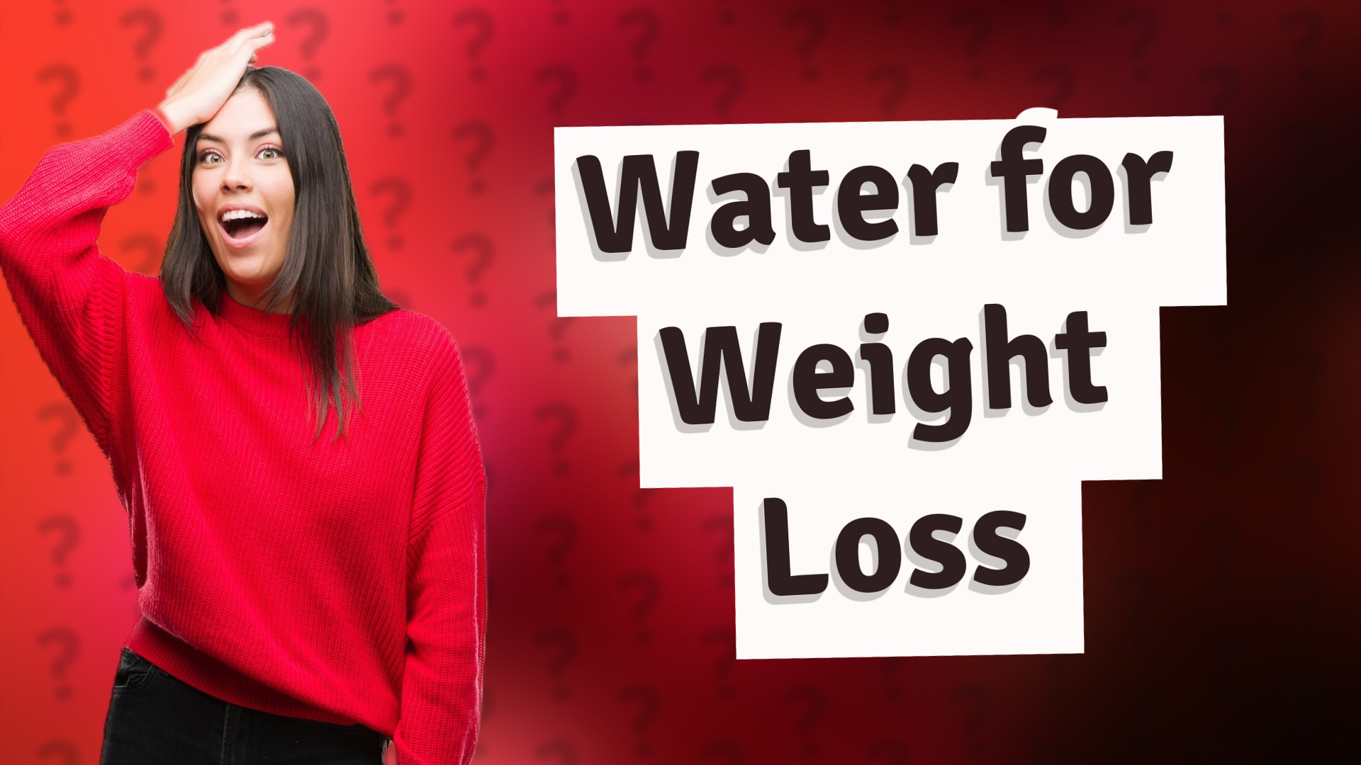 Water for Weight Loss