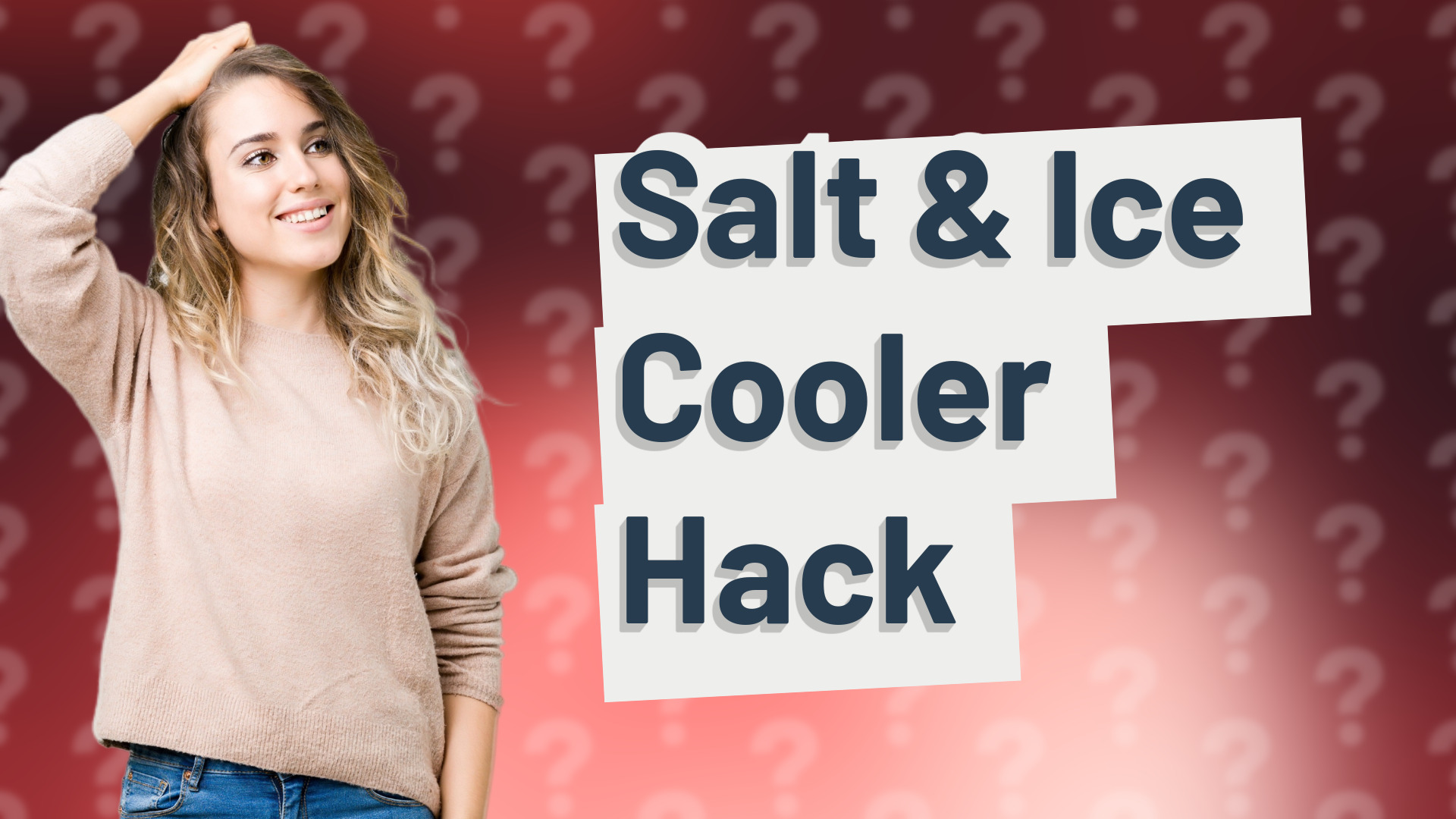 Salt & Ice Cooler Hack