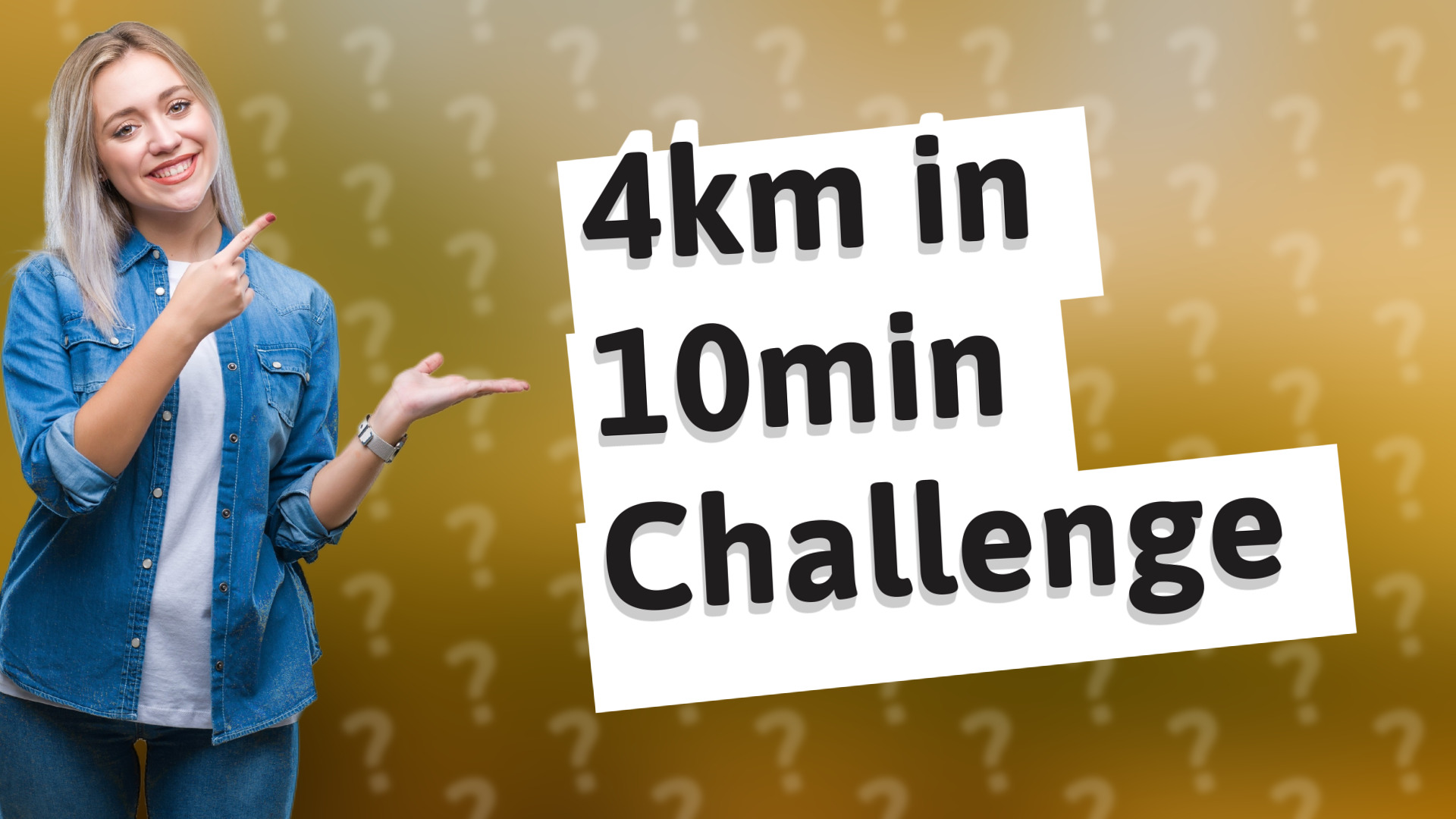 4km in 10min Challenge