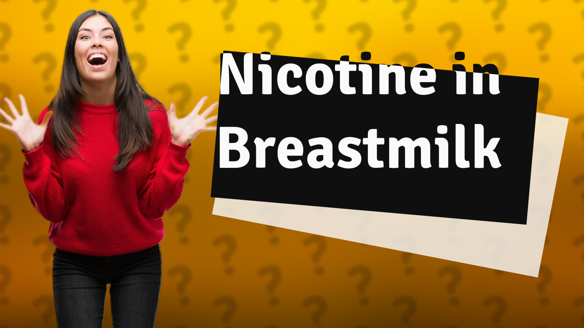 Nicotine in Breastmilk