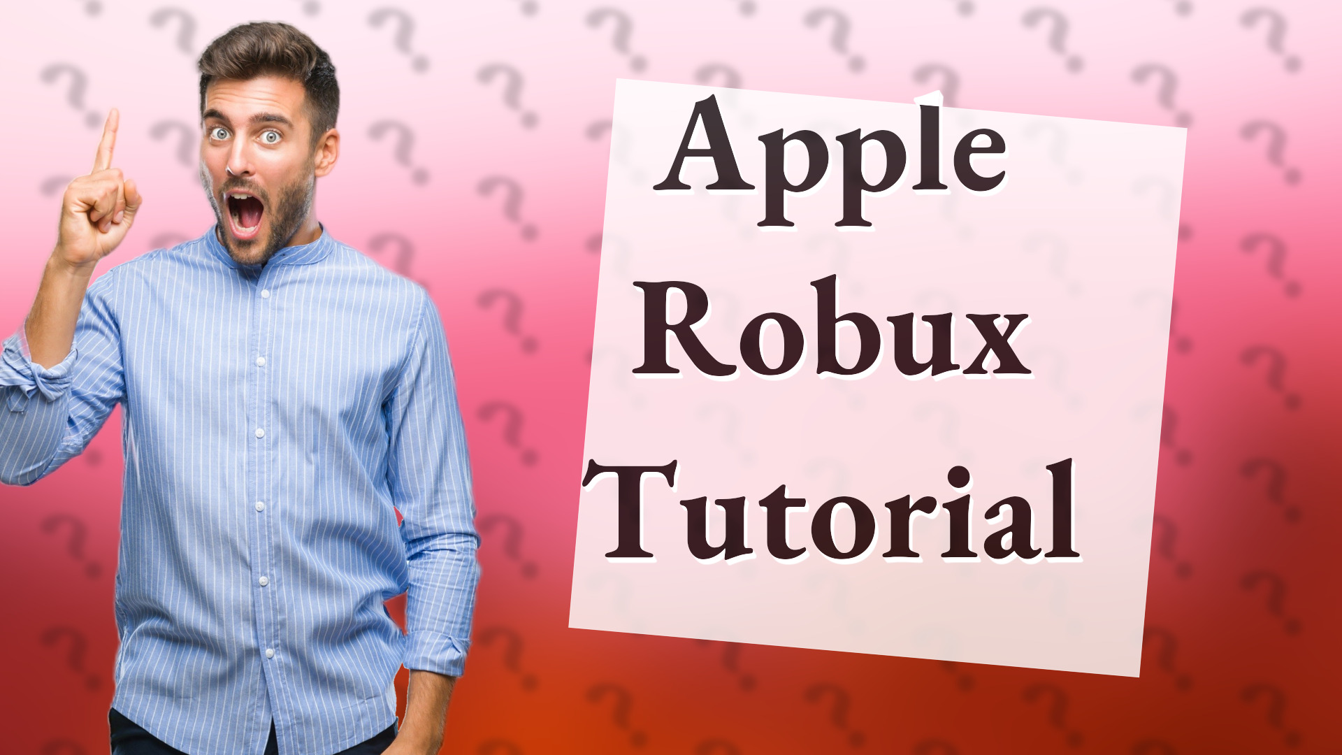Apple Robux Tutorial