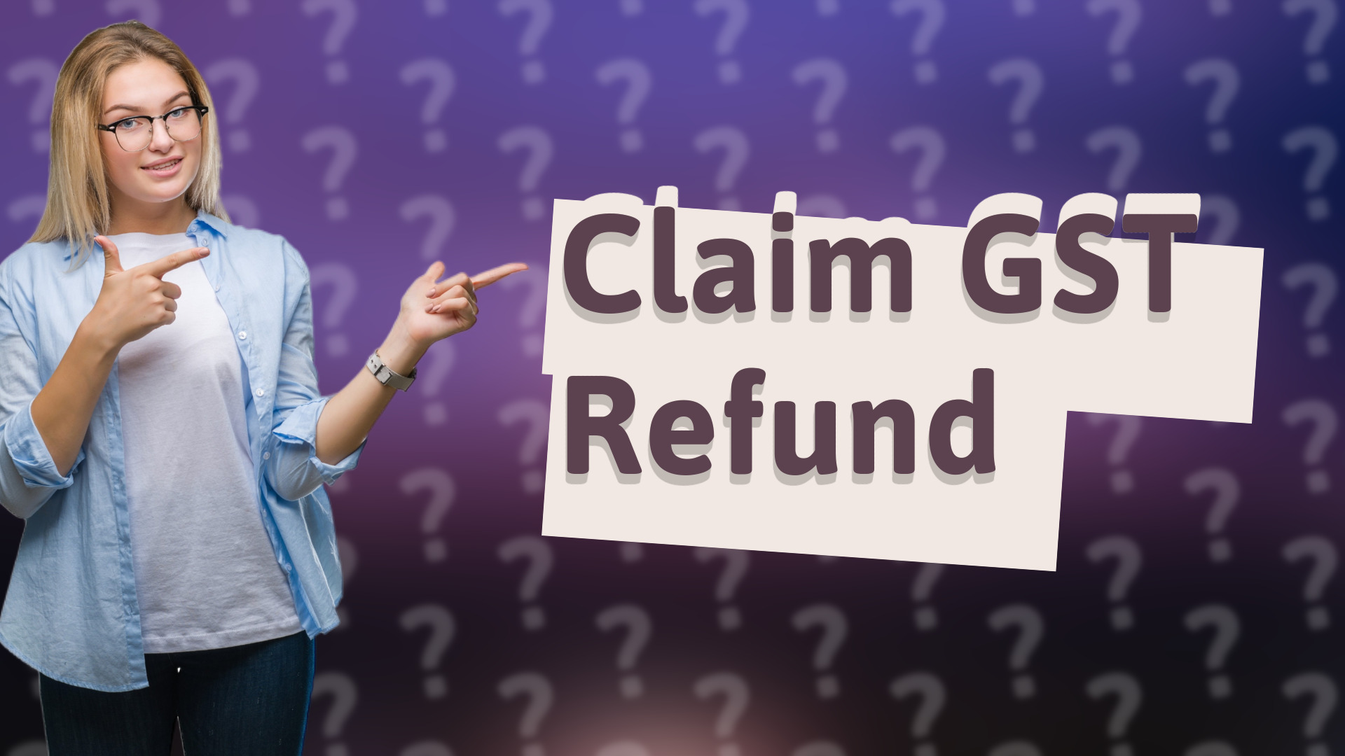 Claim GST Refund