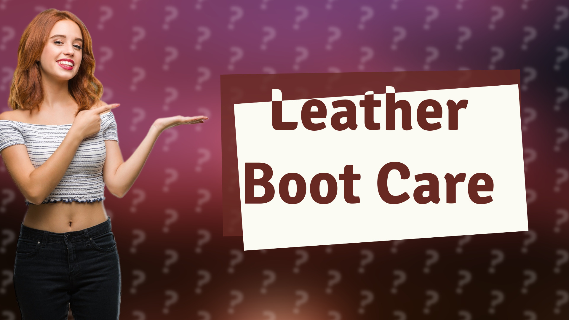 Leather Boot Care