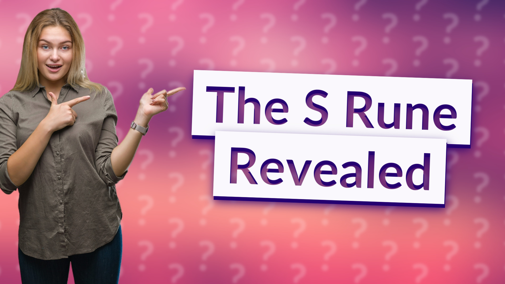 The S Rune Revealed
