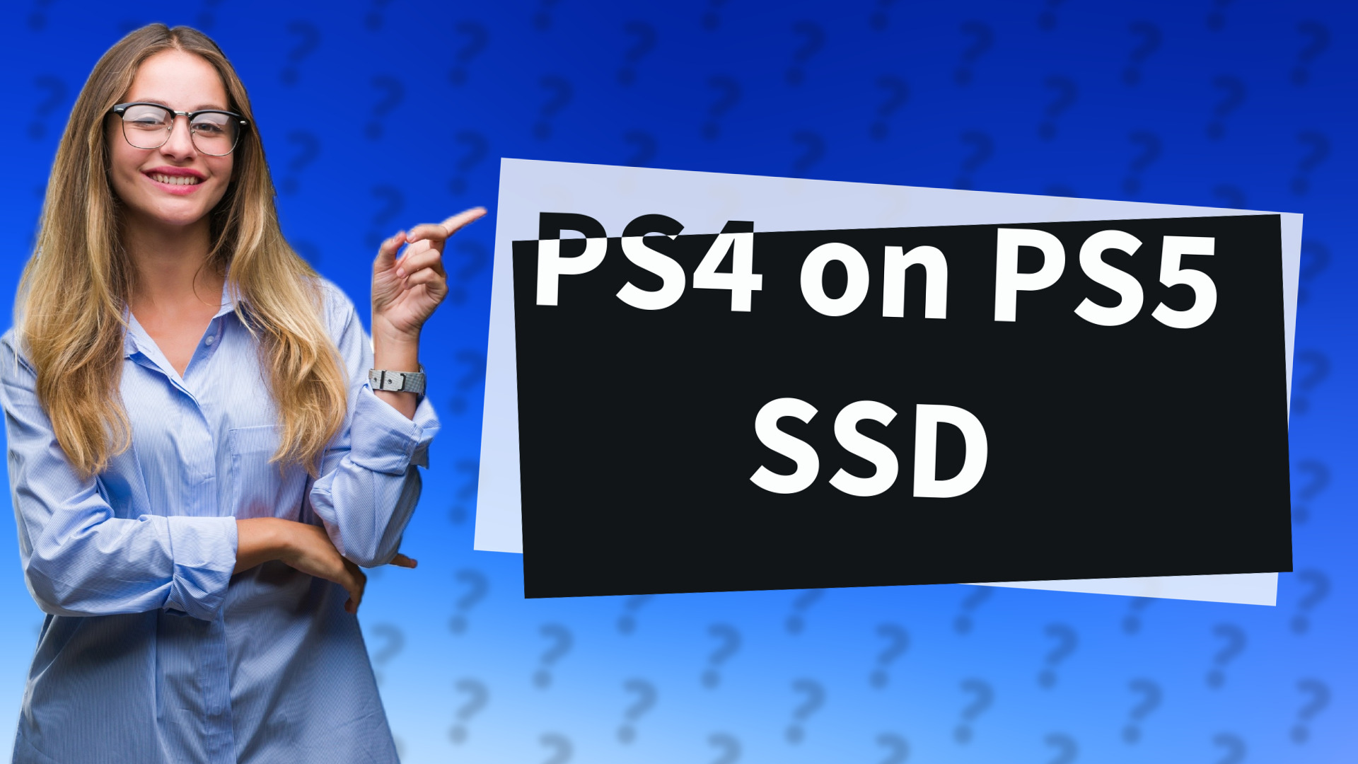 PS4 on PS5 SSD