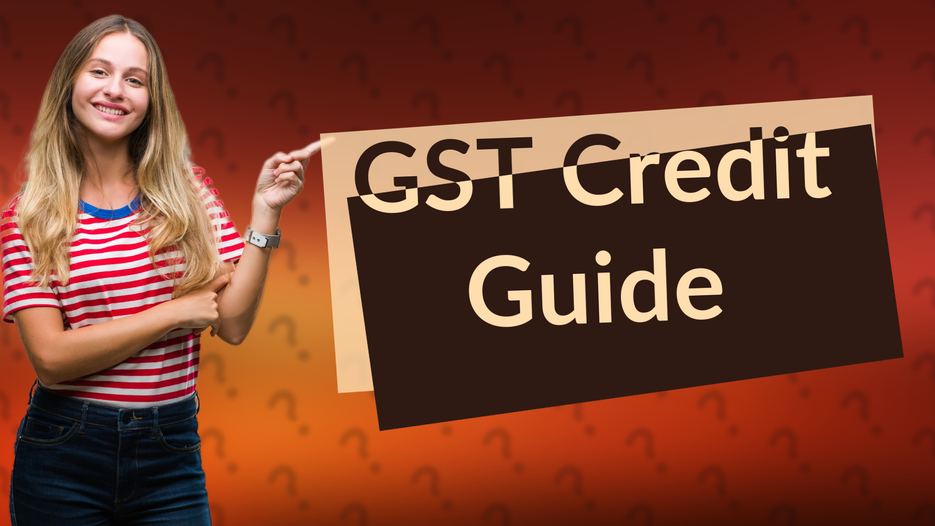 GST Credit Guide