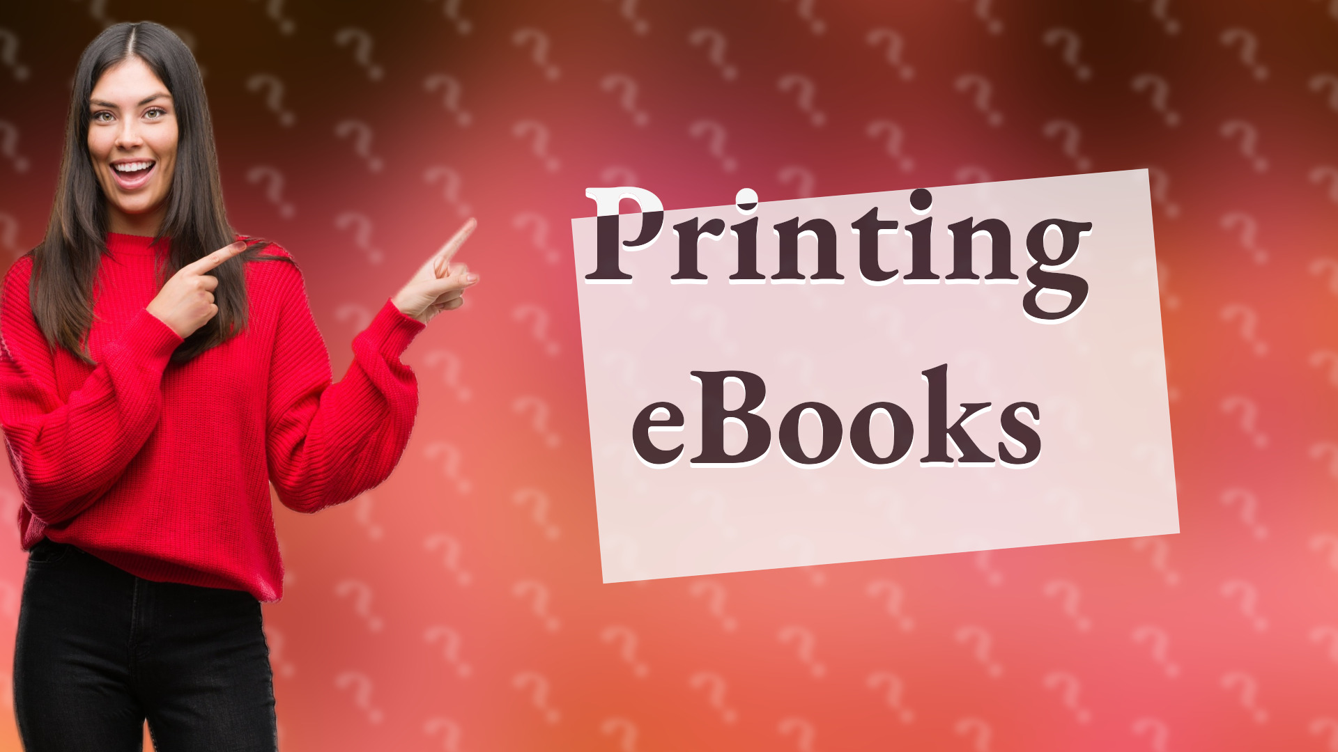 Printing eBooks