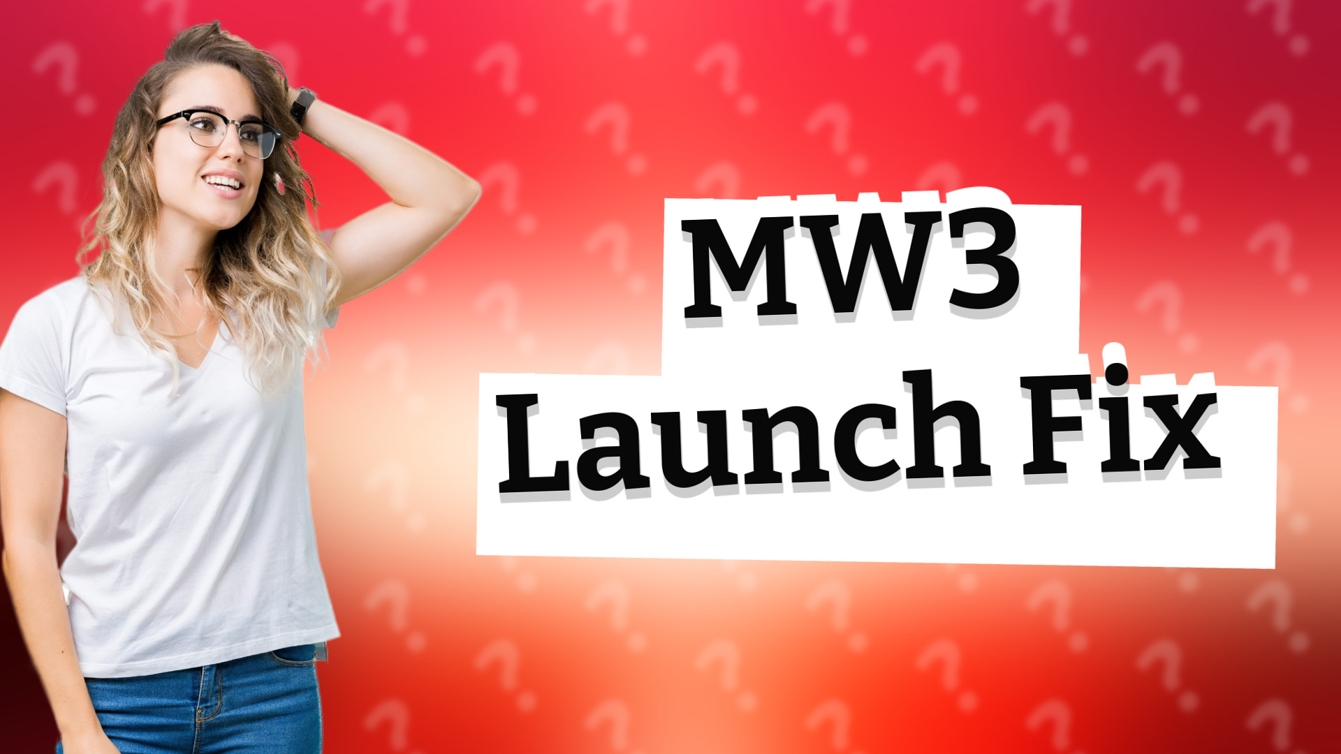MW3 Launch Fix