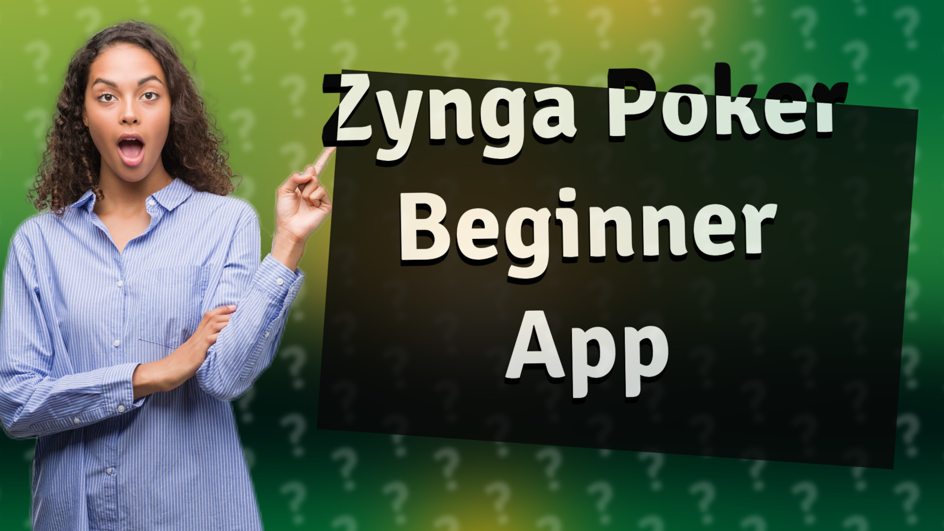 Zynga Poker Beginner App