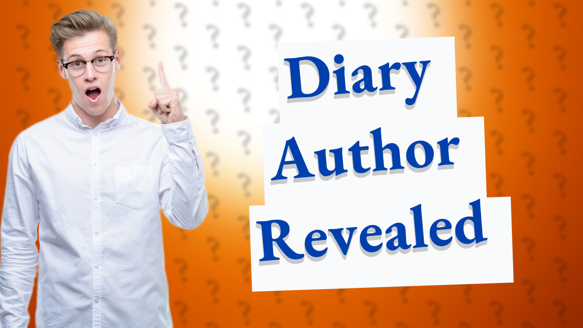 Diary Author Revealed