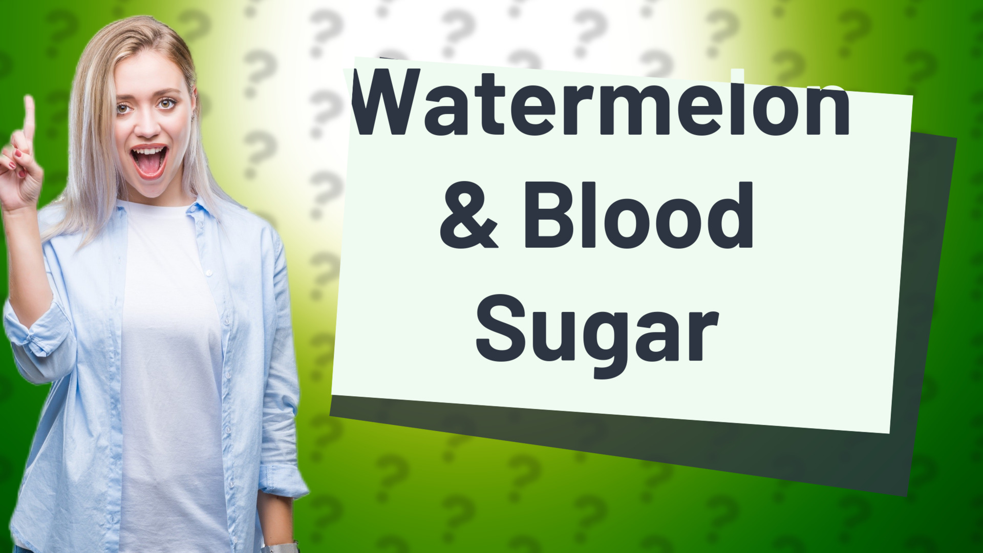 Watermelon & Blood Sugar