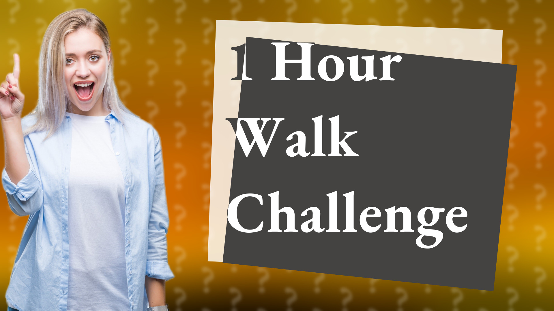 1 Hour Walk Challenge