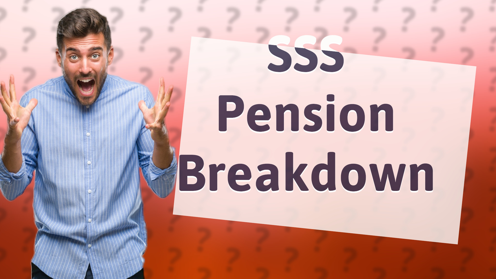 SSS Pension Breakdown