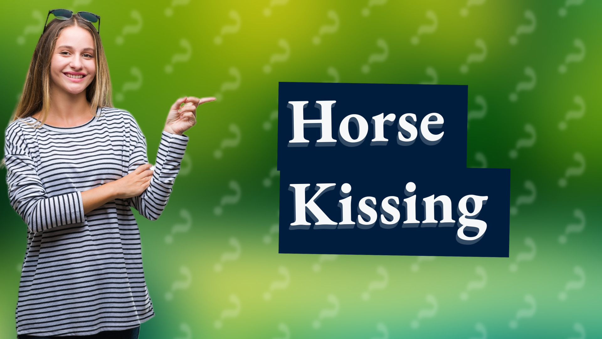 Horse Kissing