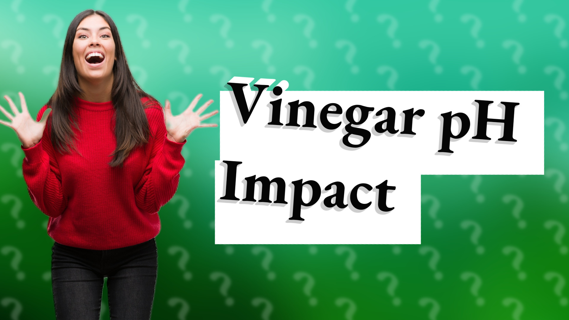 Vinegar pH Impact