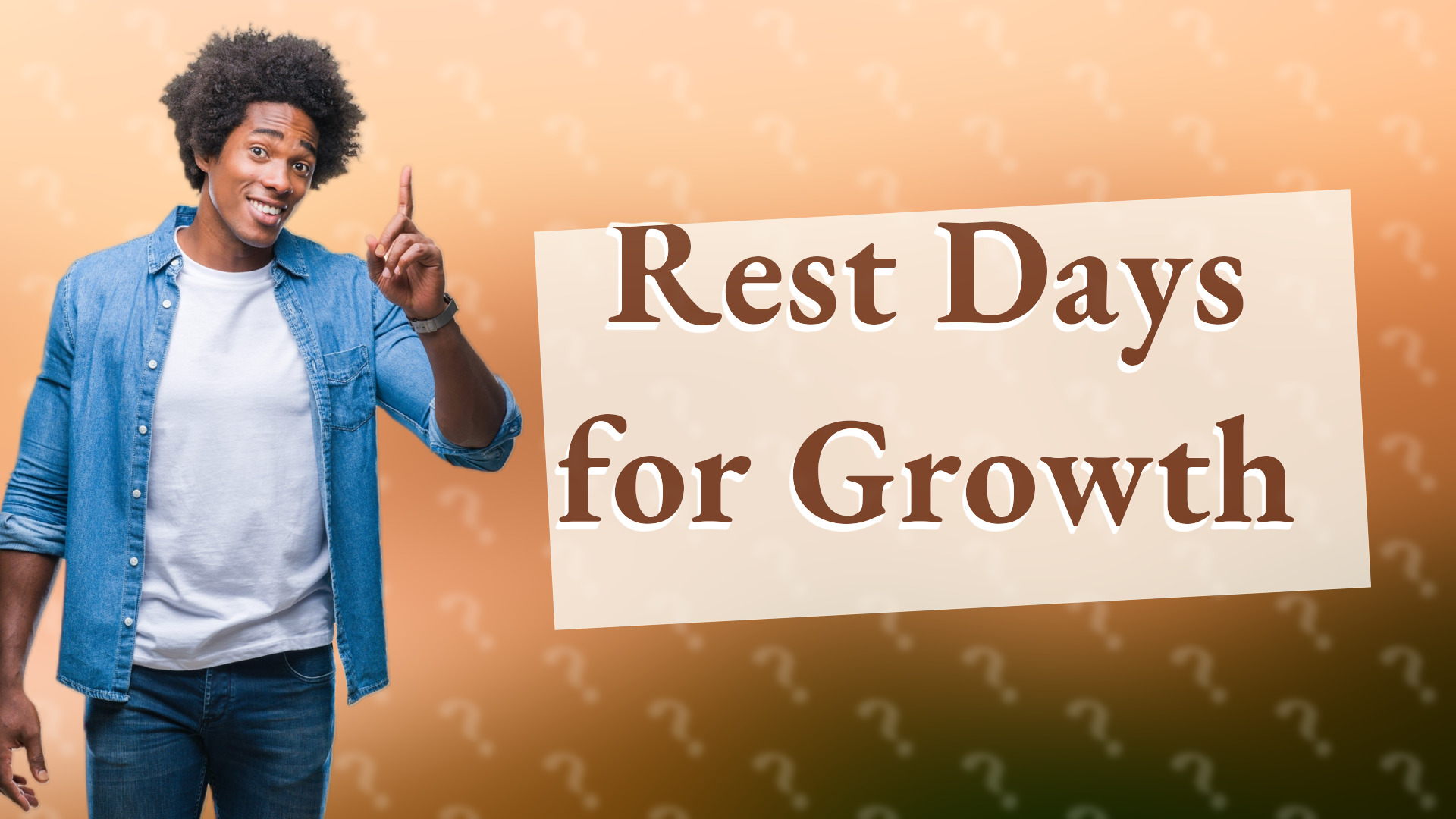 Rest Days for Growth