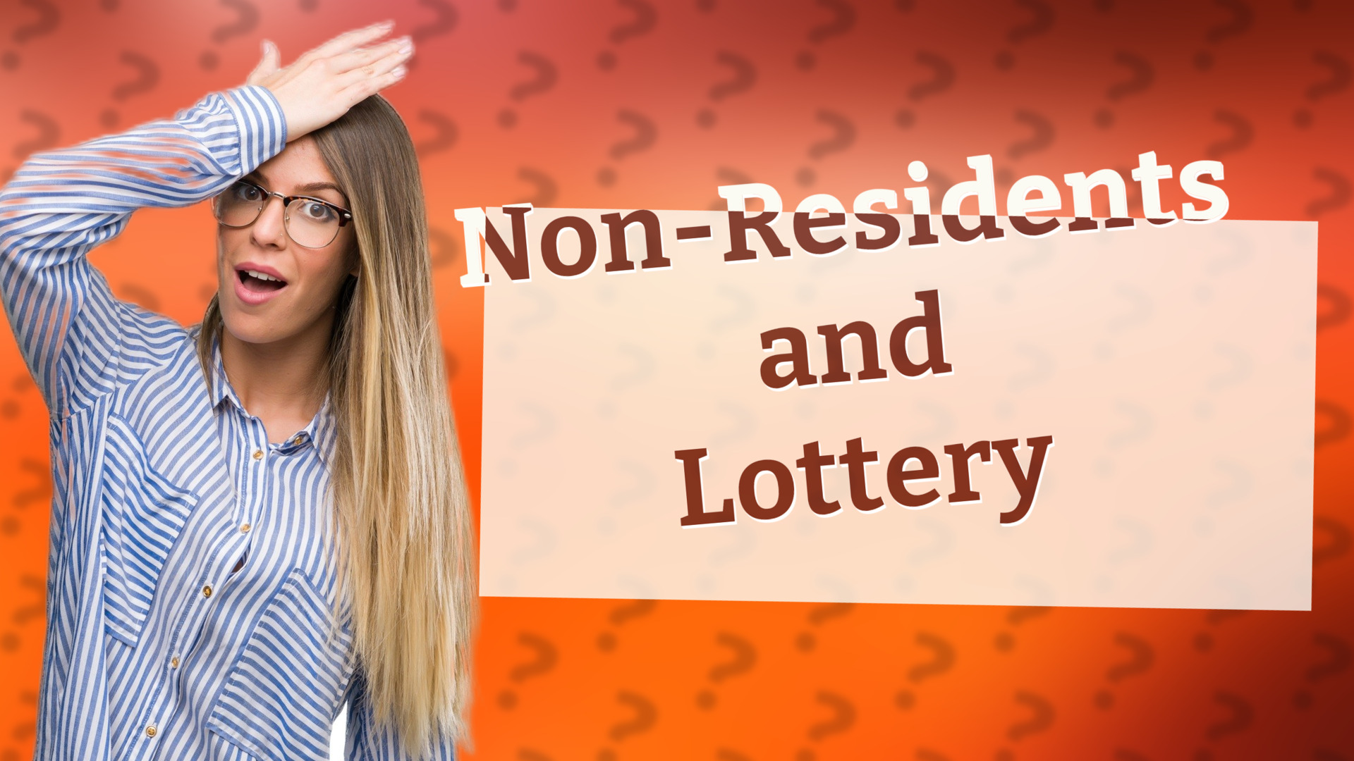 Non-Residents and Lottery