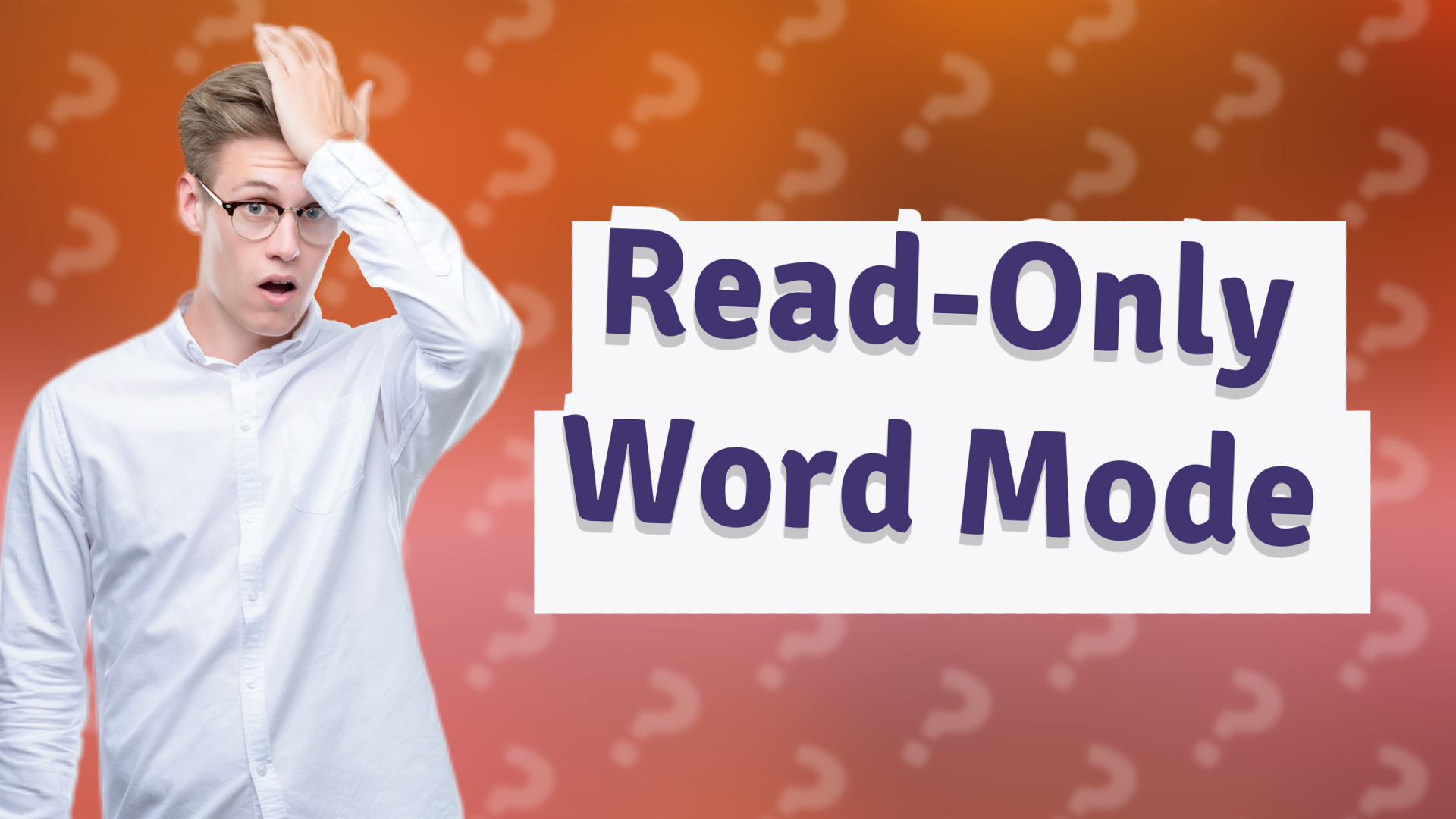 Read-Only Word Mode