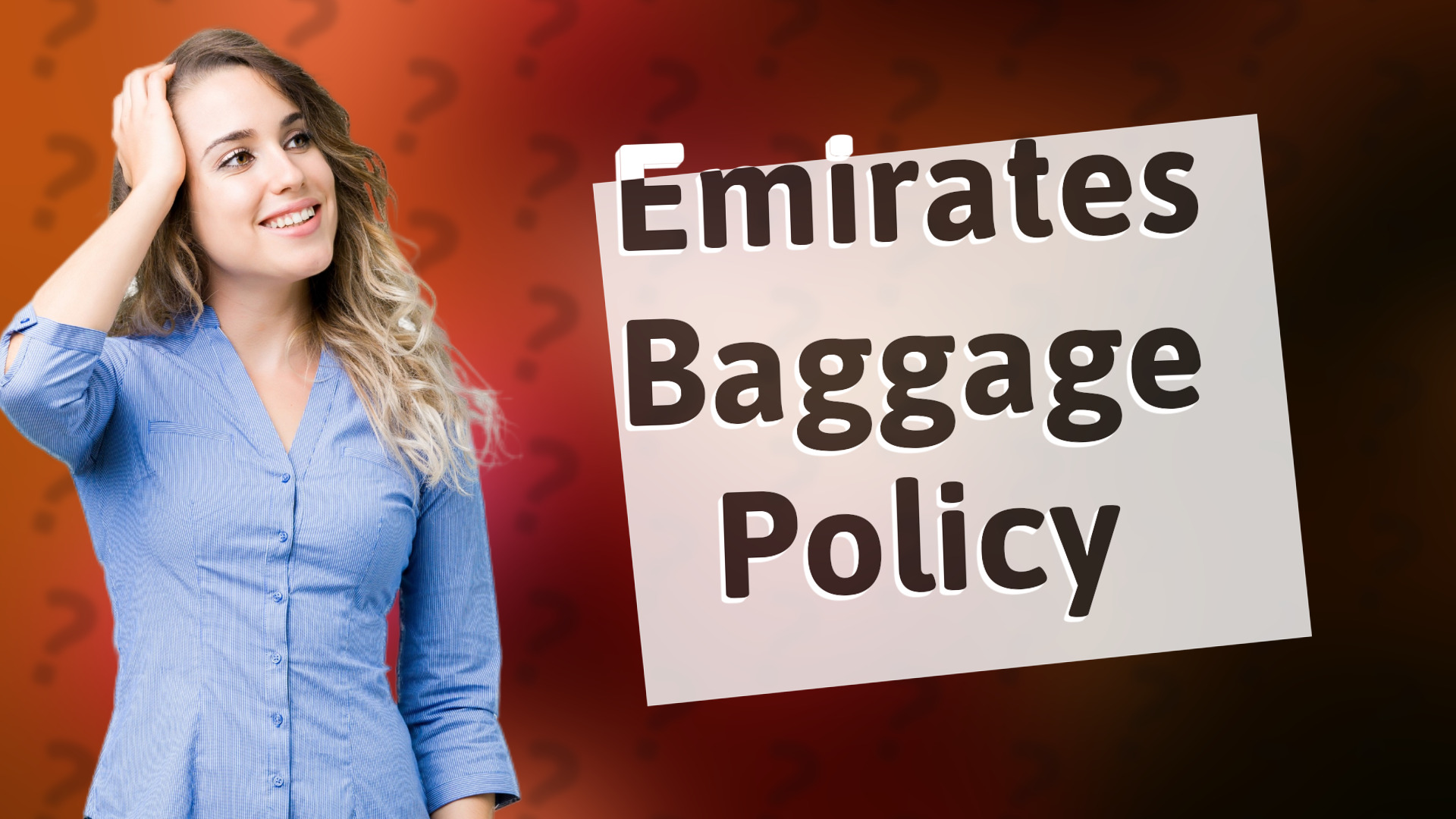 Emirates Baggage Policy