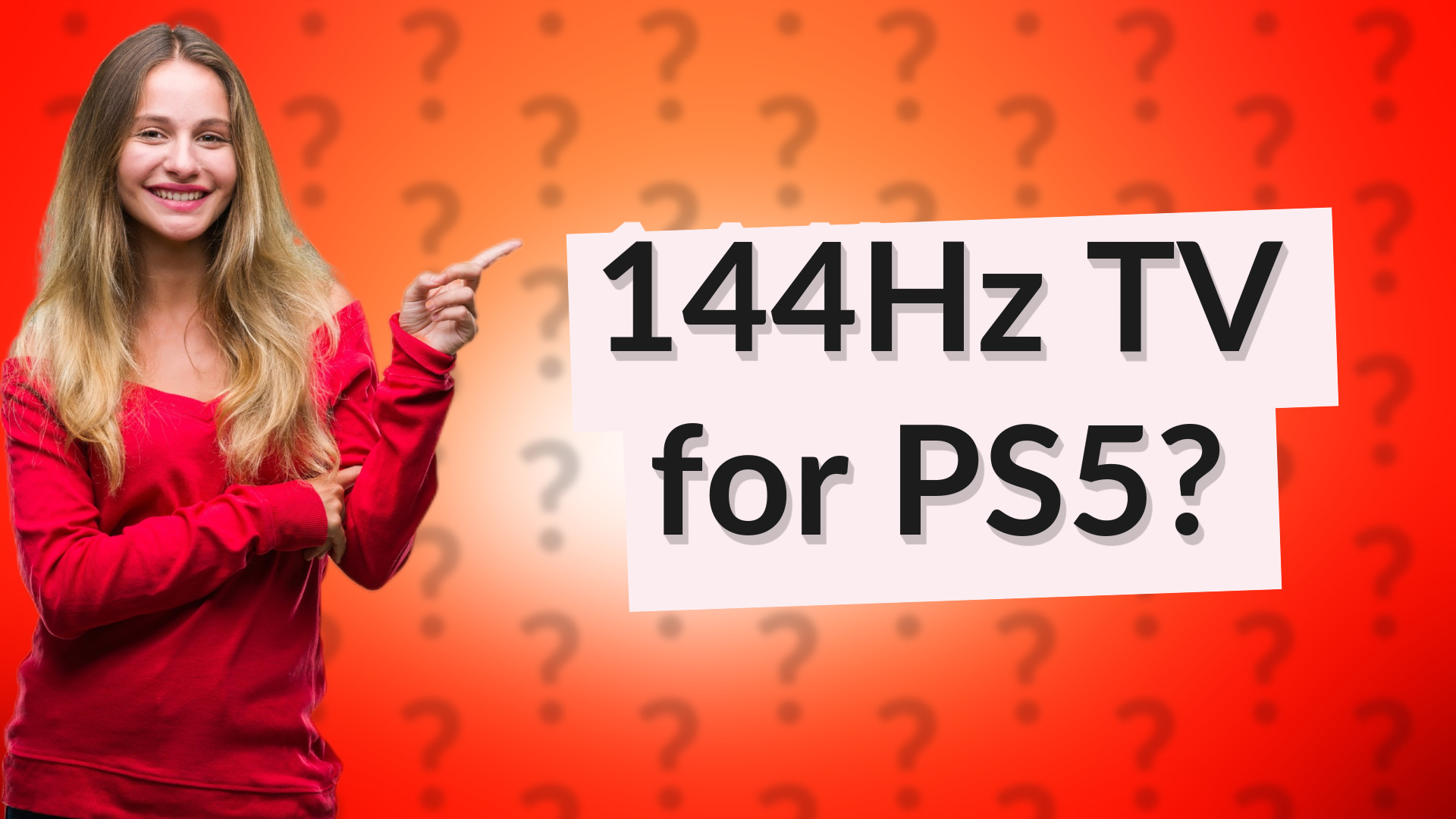 144Hz TV for PS5?