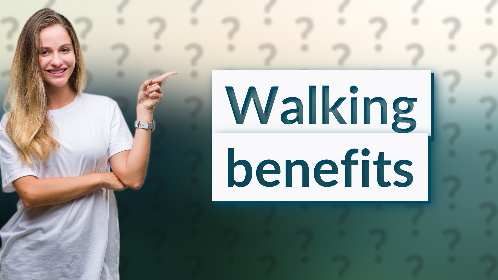Walking benefits