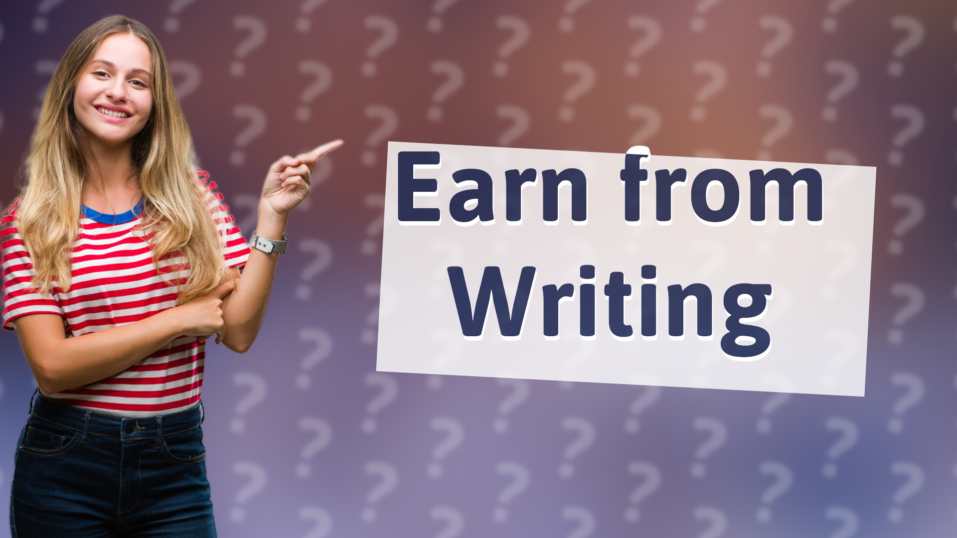 Earn from Writing