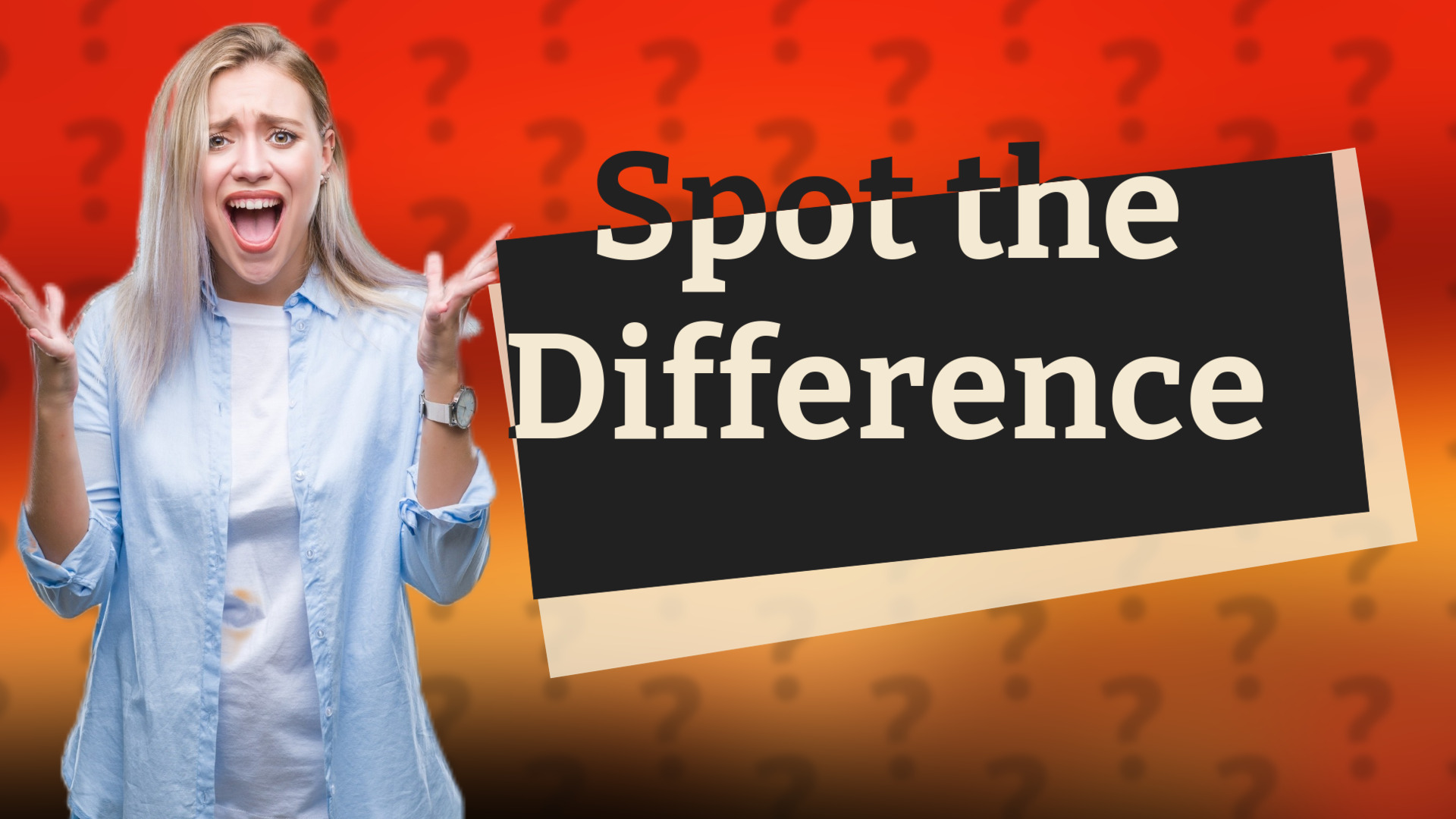 Spot the Difference