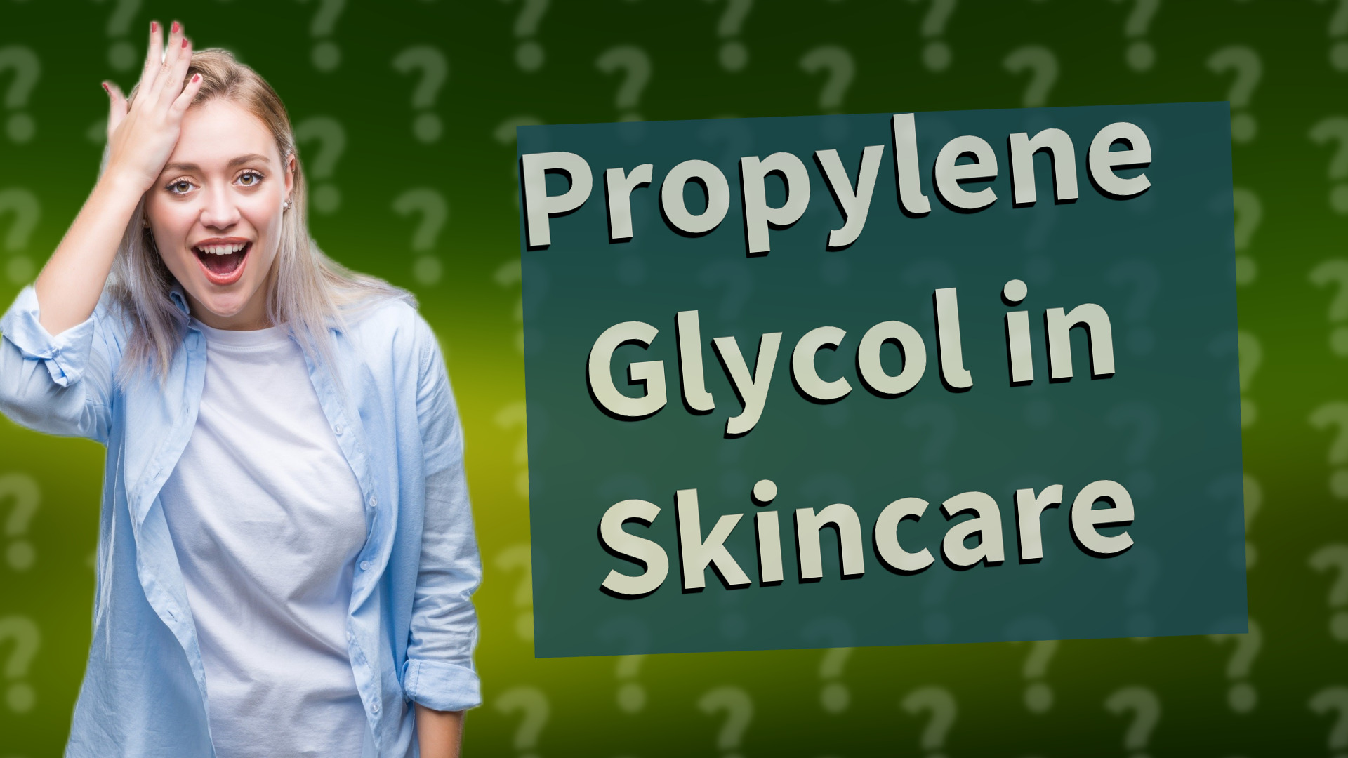 Propylene Glycol in Skincare