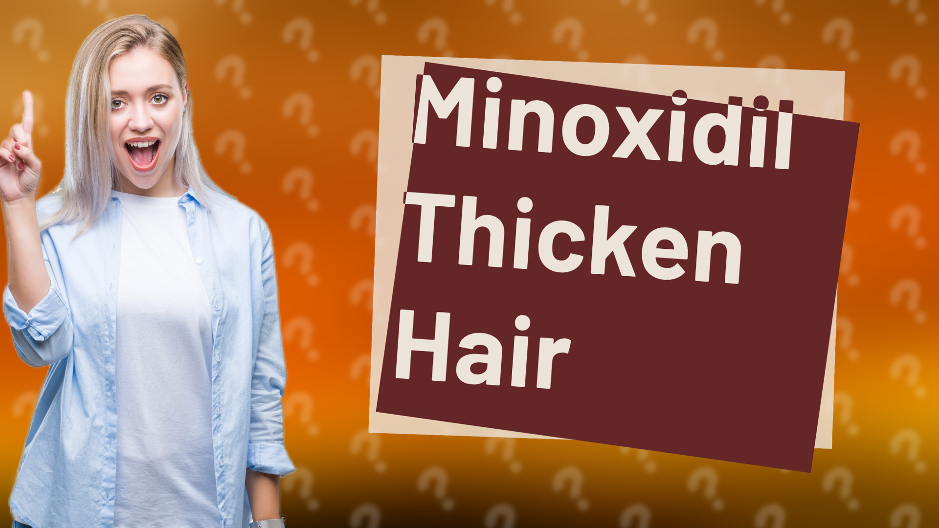 Minoxidil Thicken Hair
