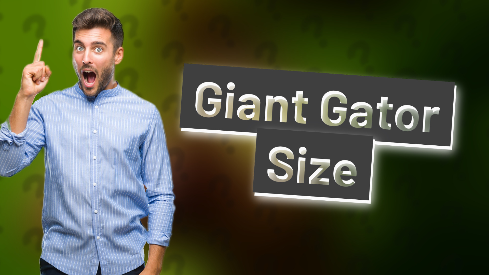 Giant Gator Size
