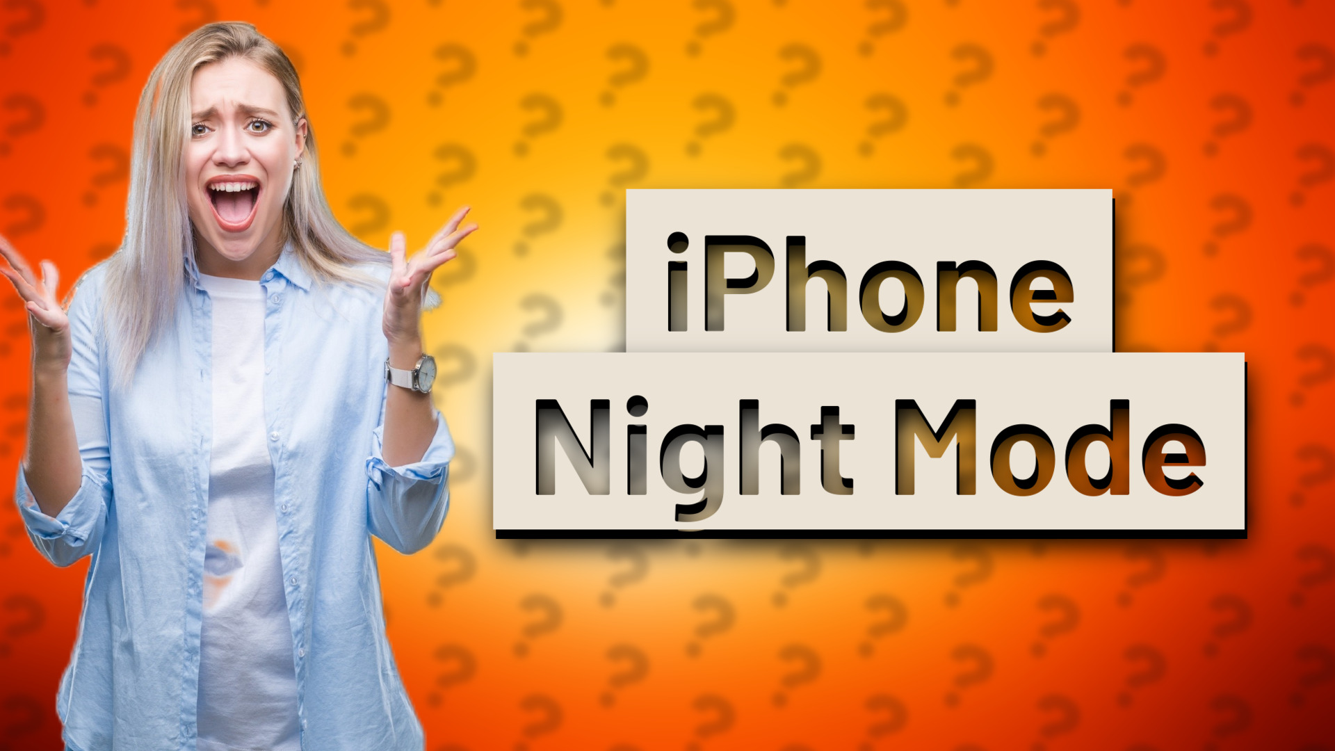 iPhone Night Mode