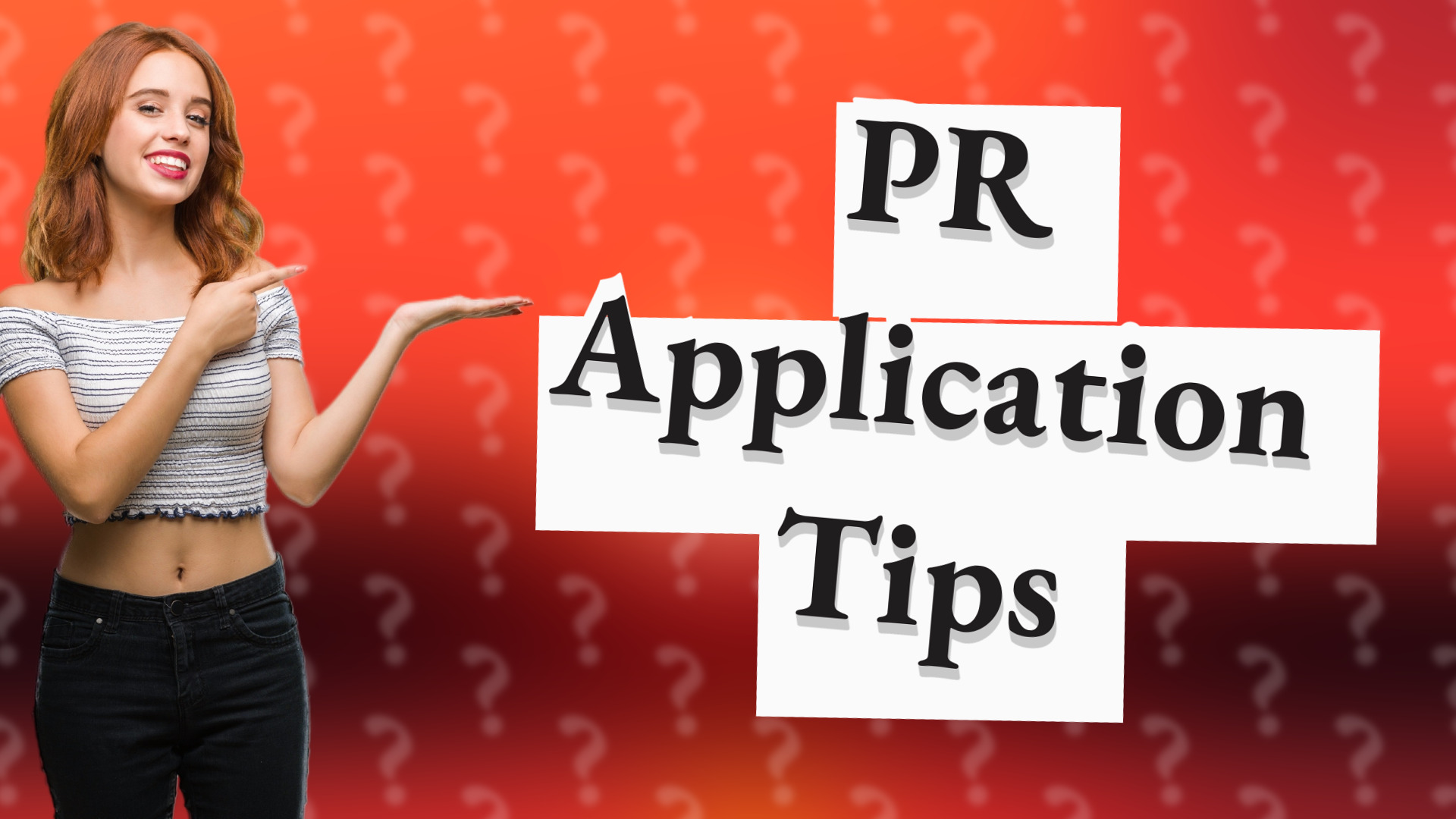 PR Application Tips