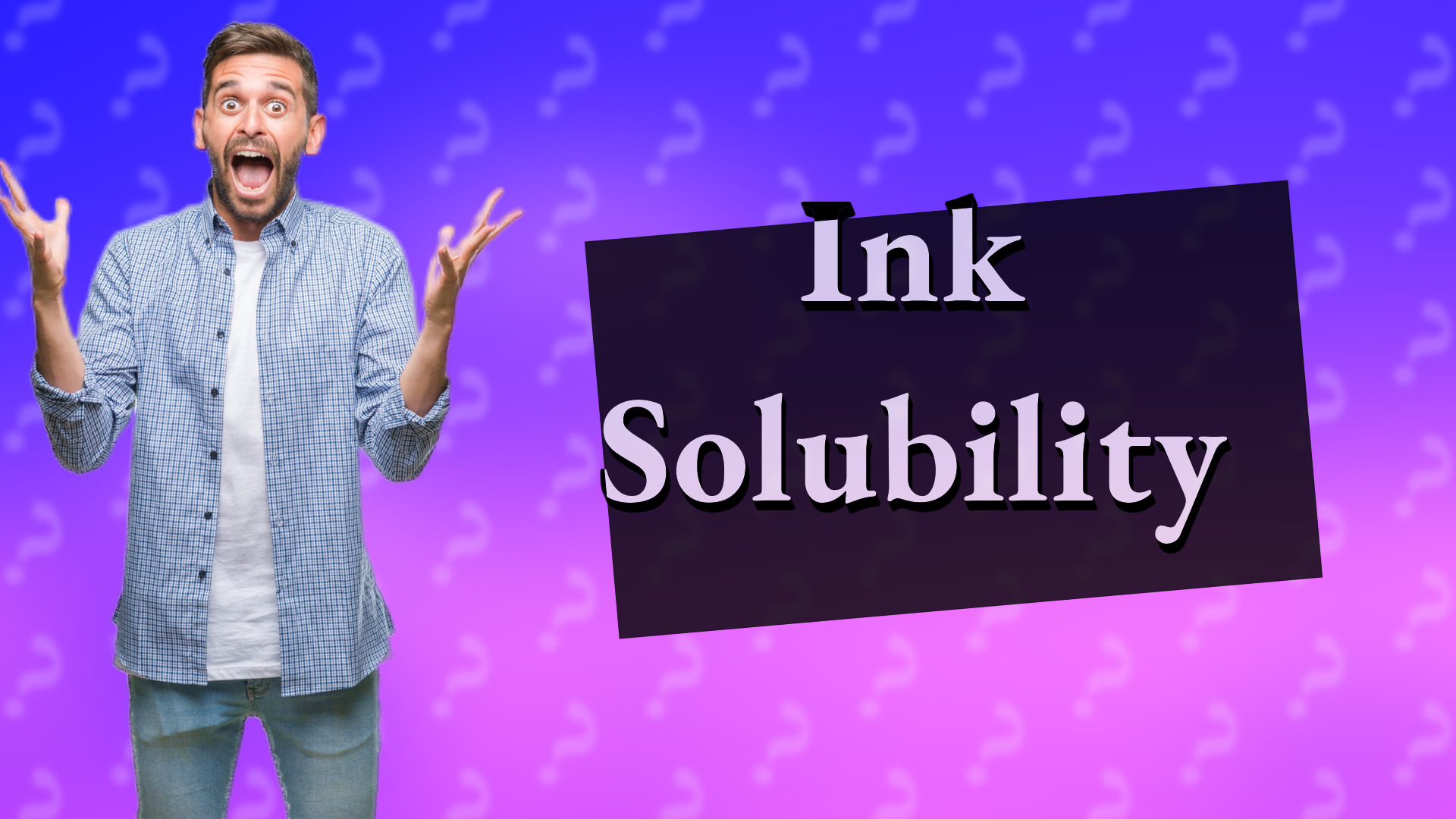 Ink Solubility