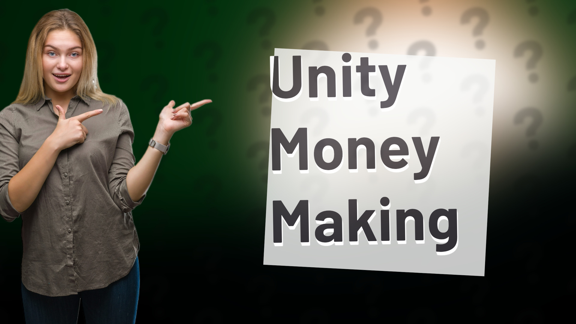 Unity Money Making