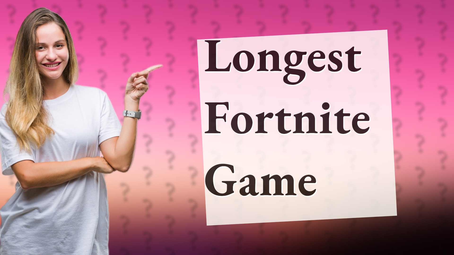 Longest Fortnite Game